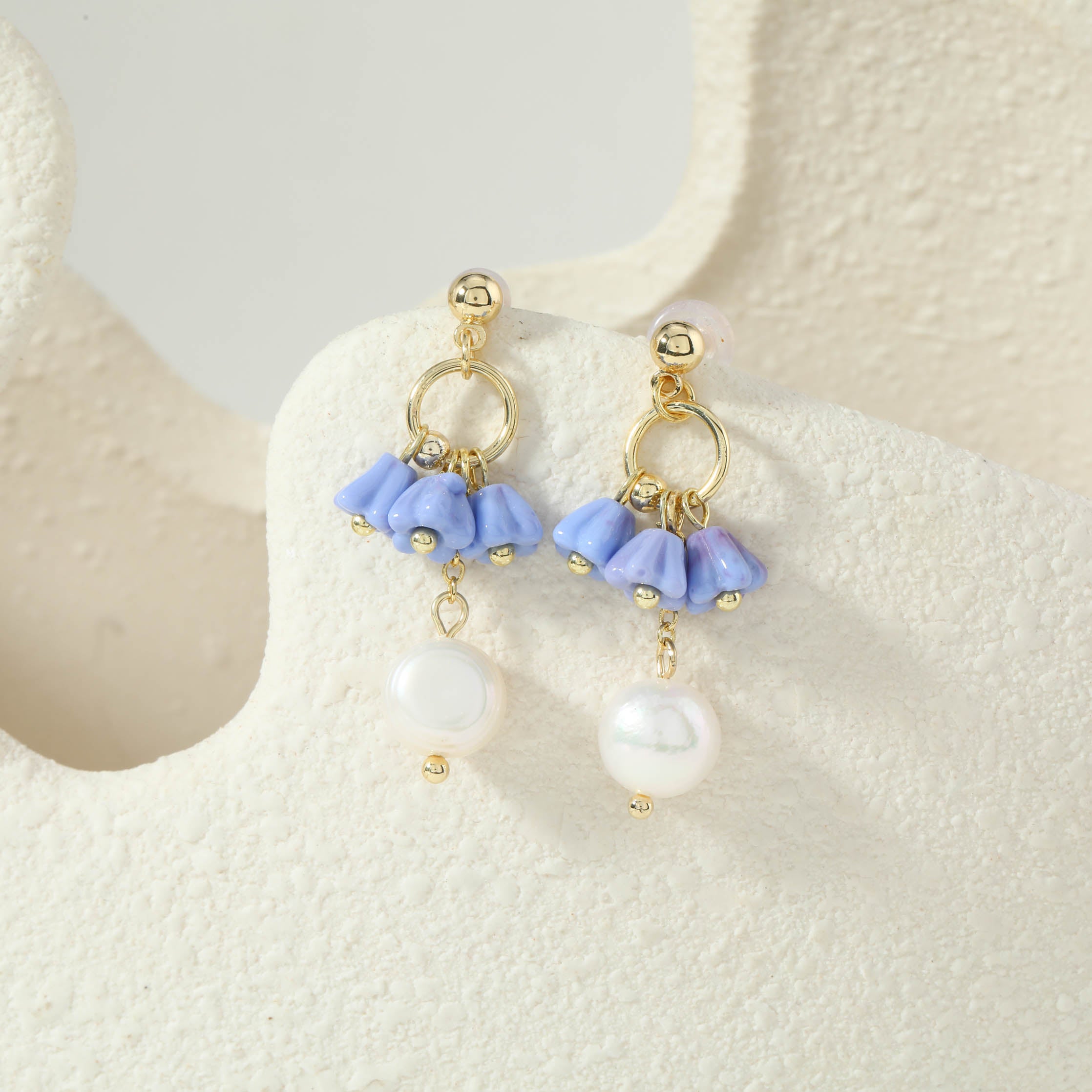 Purple Tulip Earrings