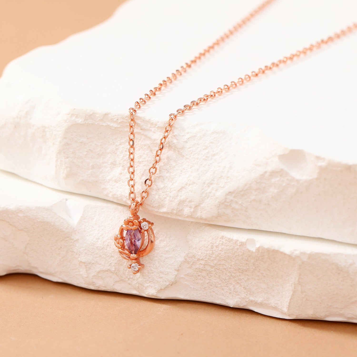 Delicate Small Crystal Necklace