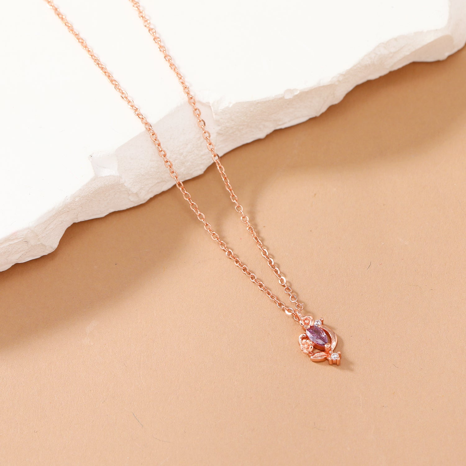 Delicate Small Crystal Necklace