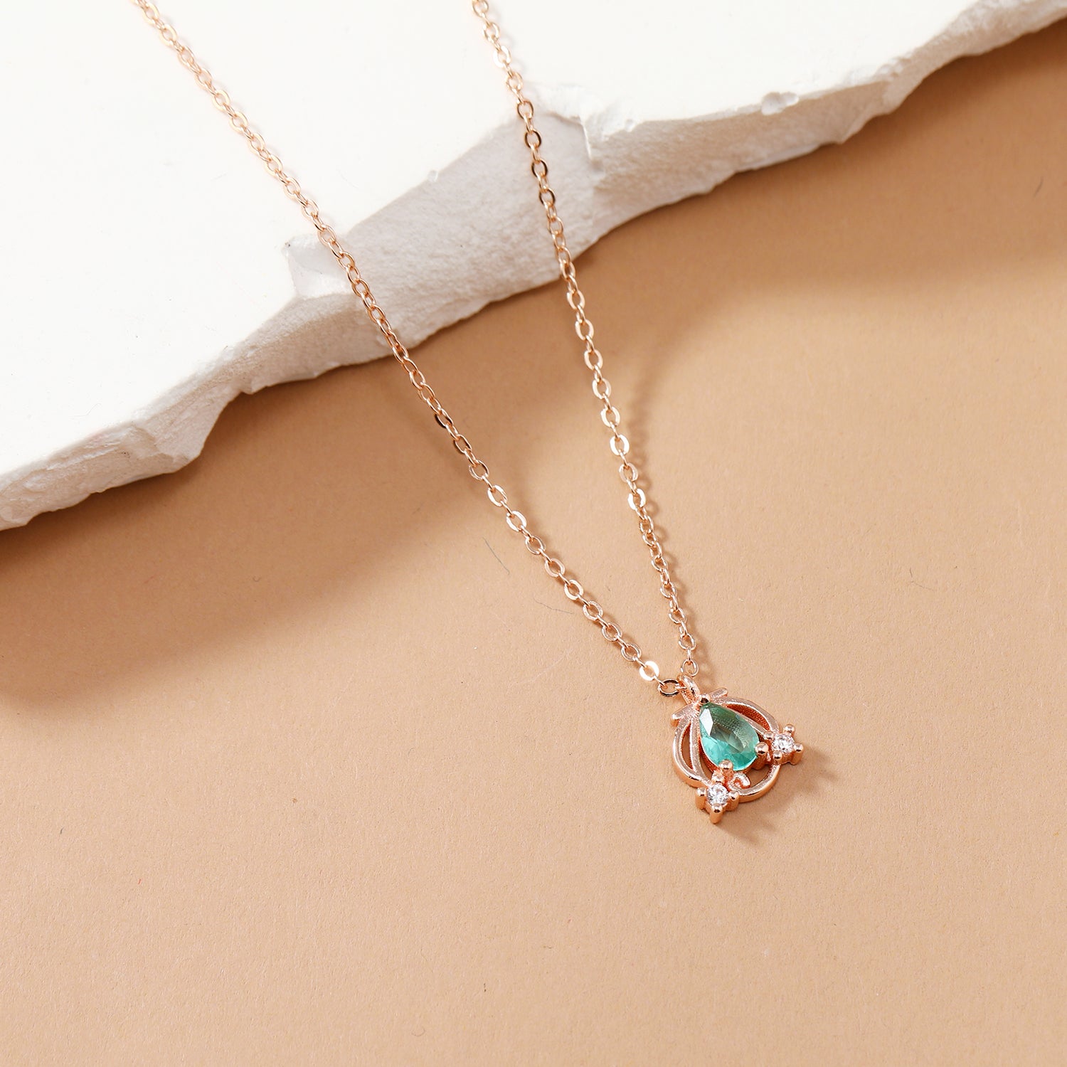 Delicate Small Crystal Necklace