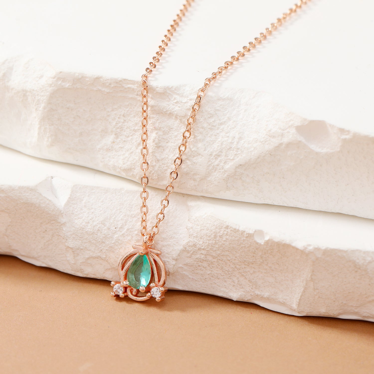 Delicate Small Crystal Necklace