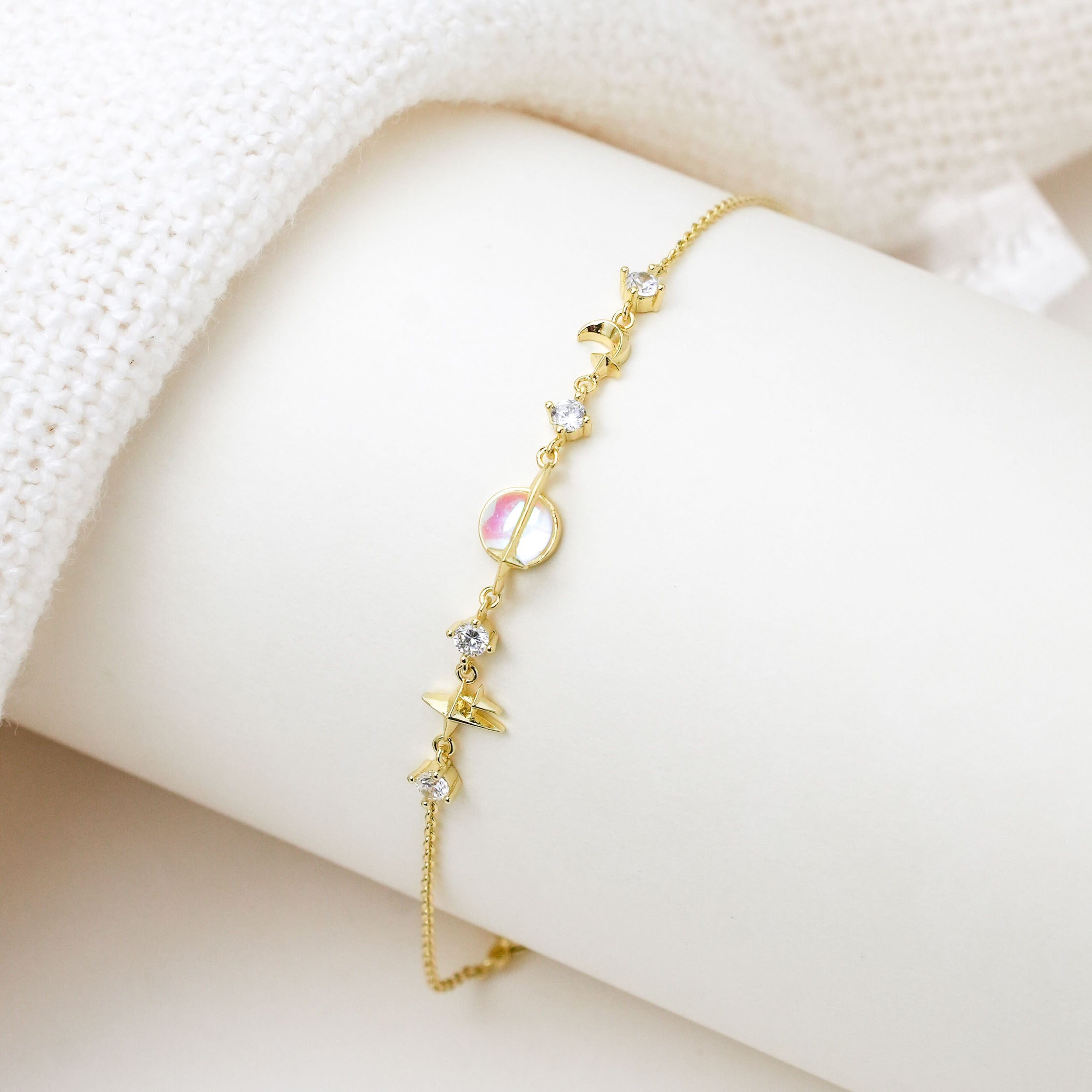 Golden Orbit Bracelet