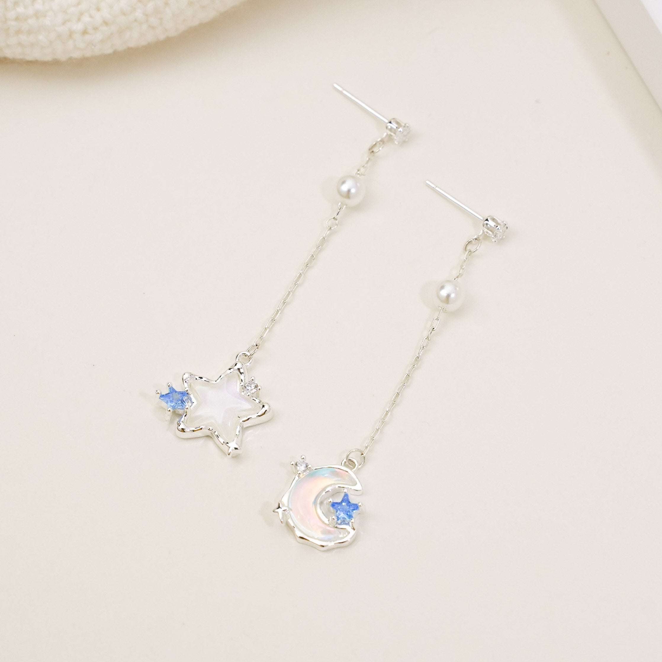 Vega and Altair Drop Earrings