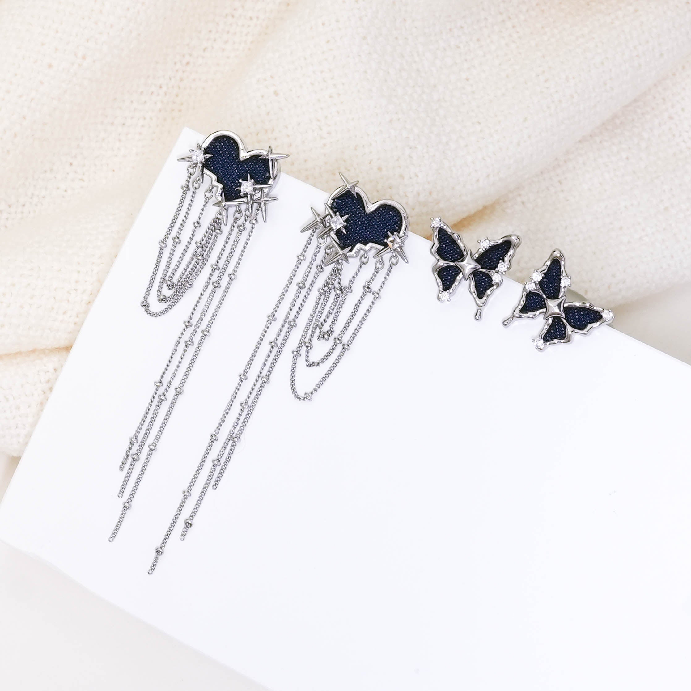 Punk Rocker Denim Studs