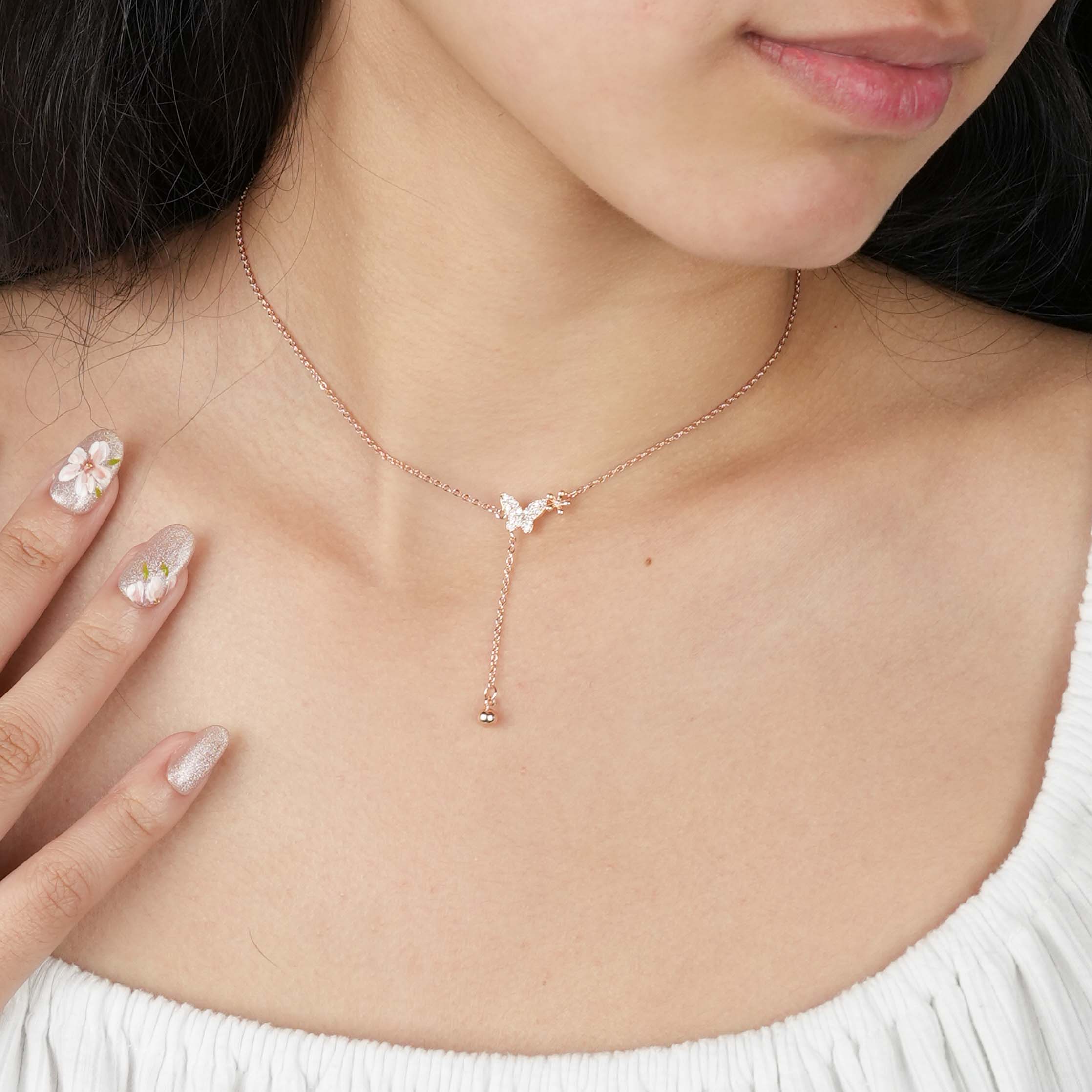 Butterfly In Flight Necklace