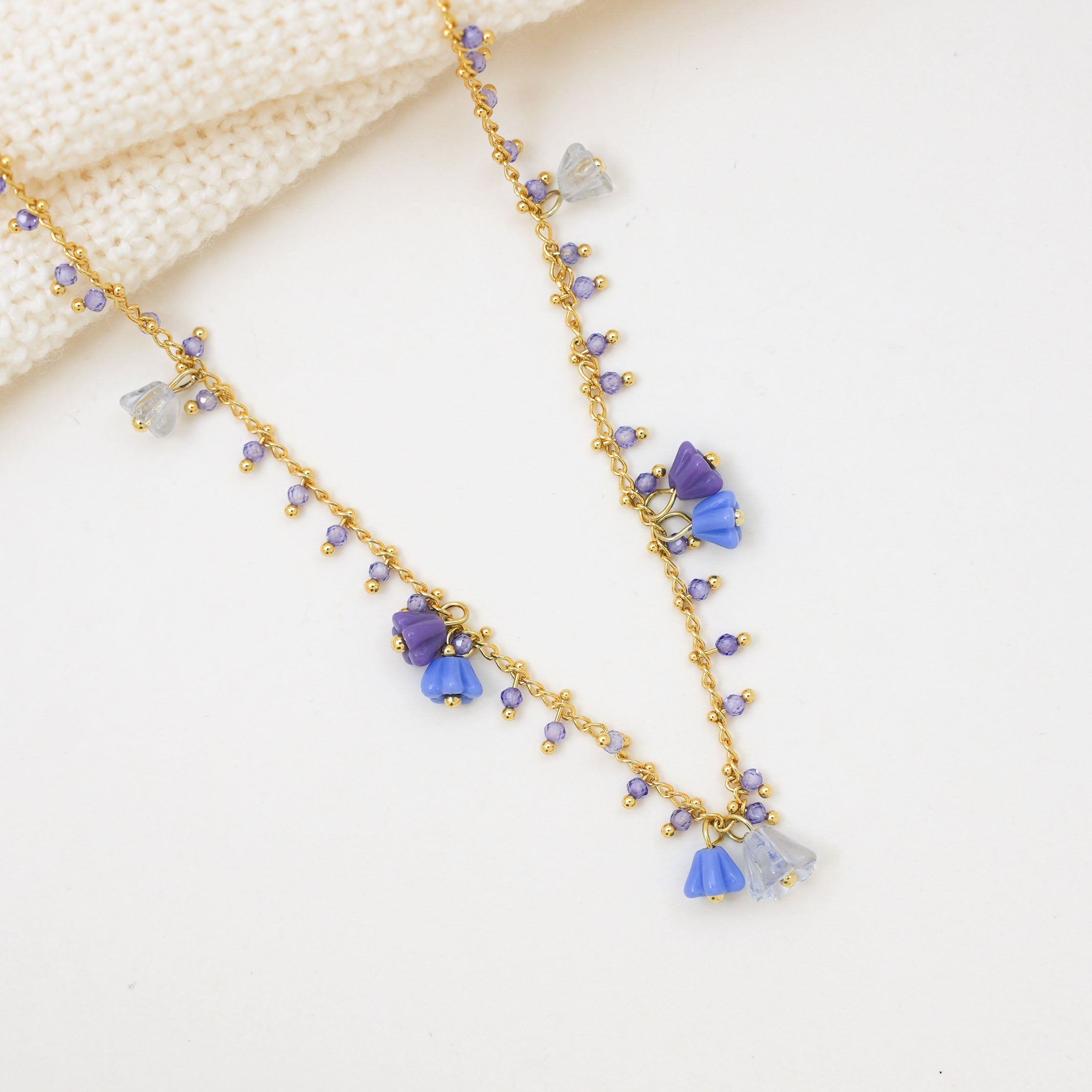 Purple Tulip Necklace