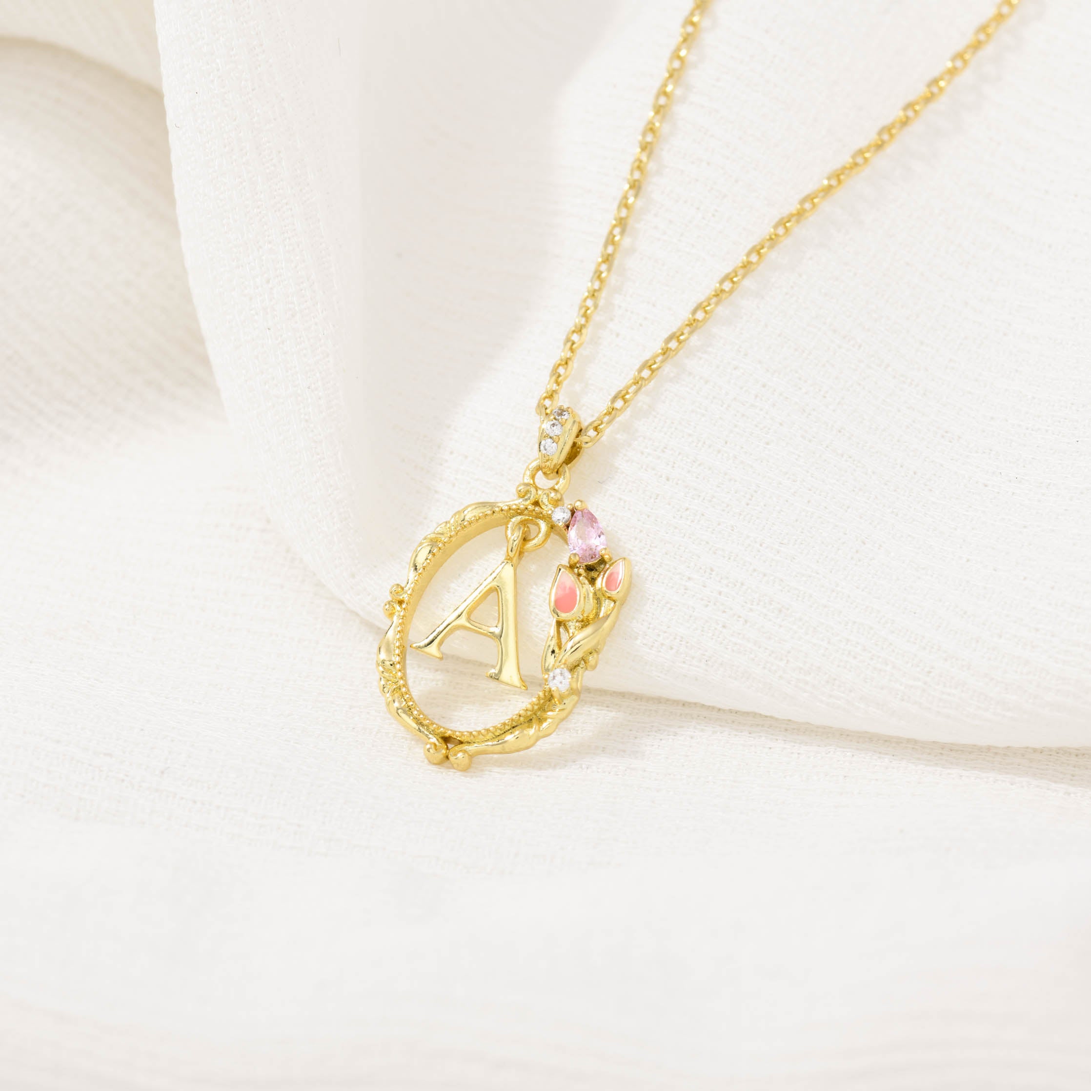Bloom Letter Necklace