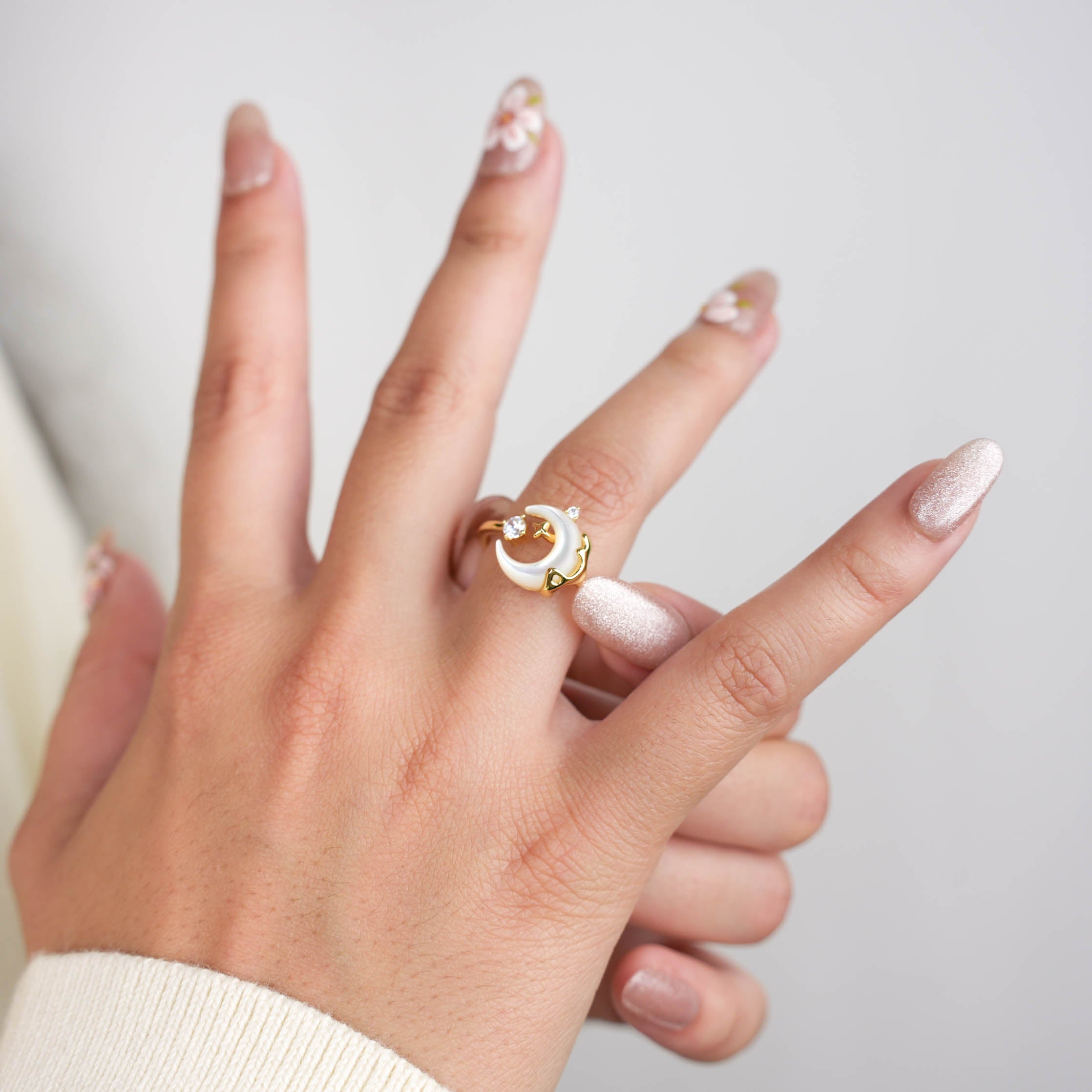 Sparkling Moonlight Ring