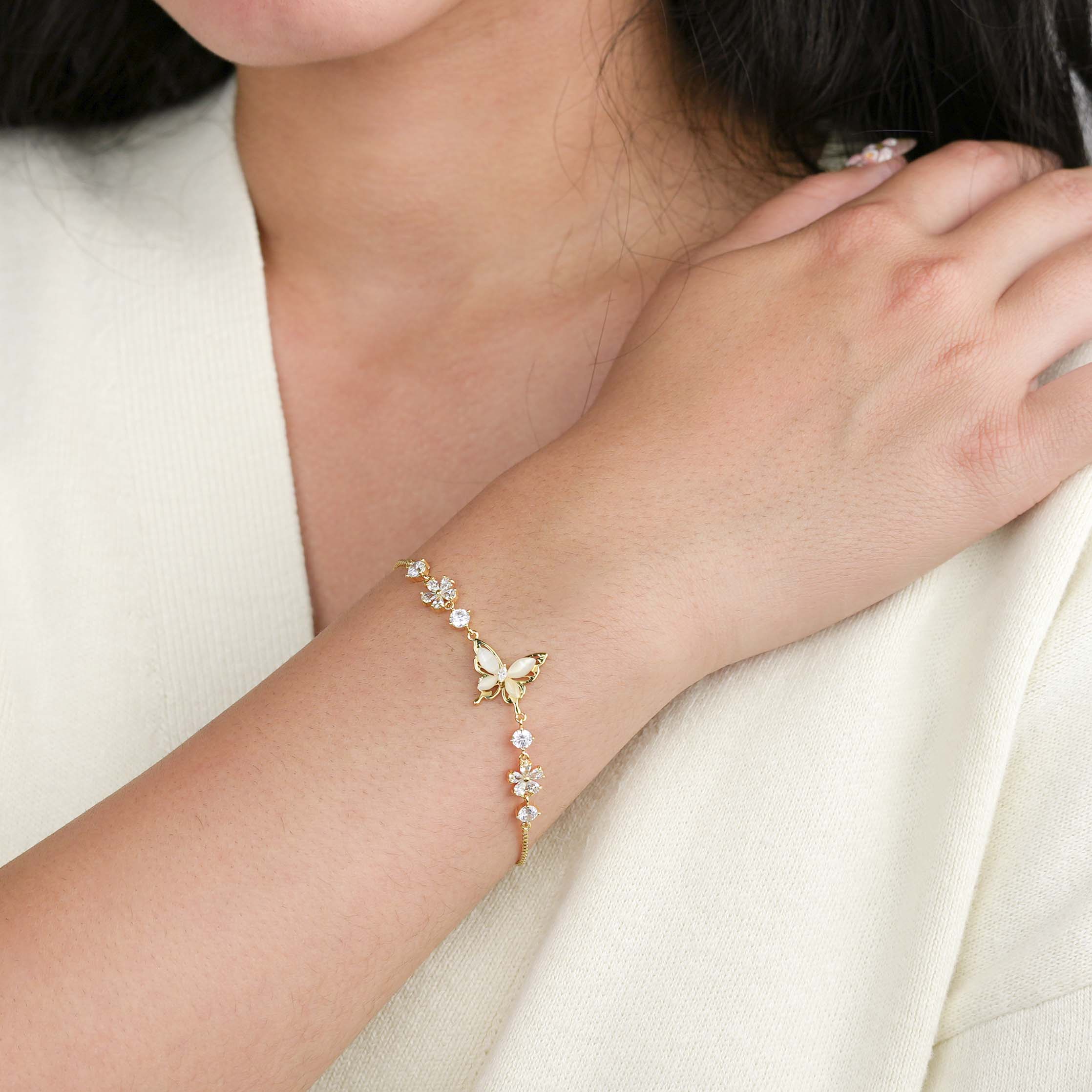 Golden Butterfly Bracelet