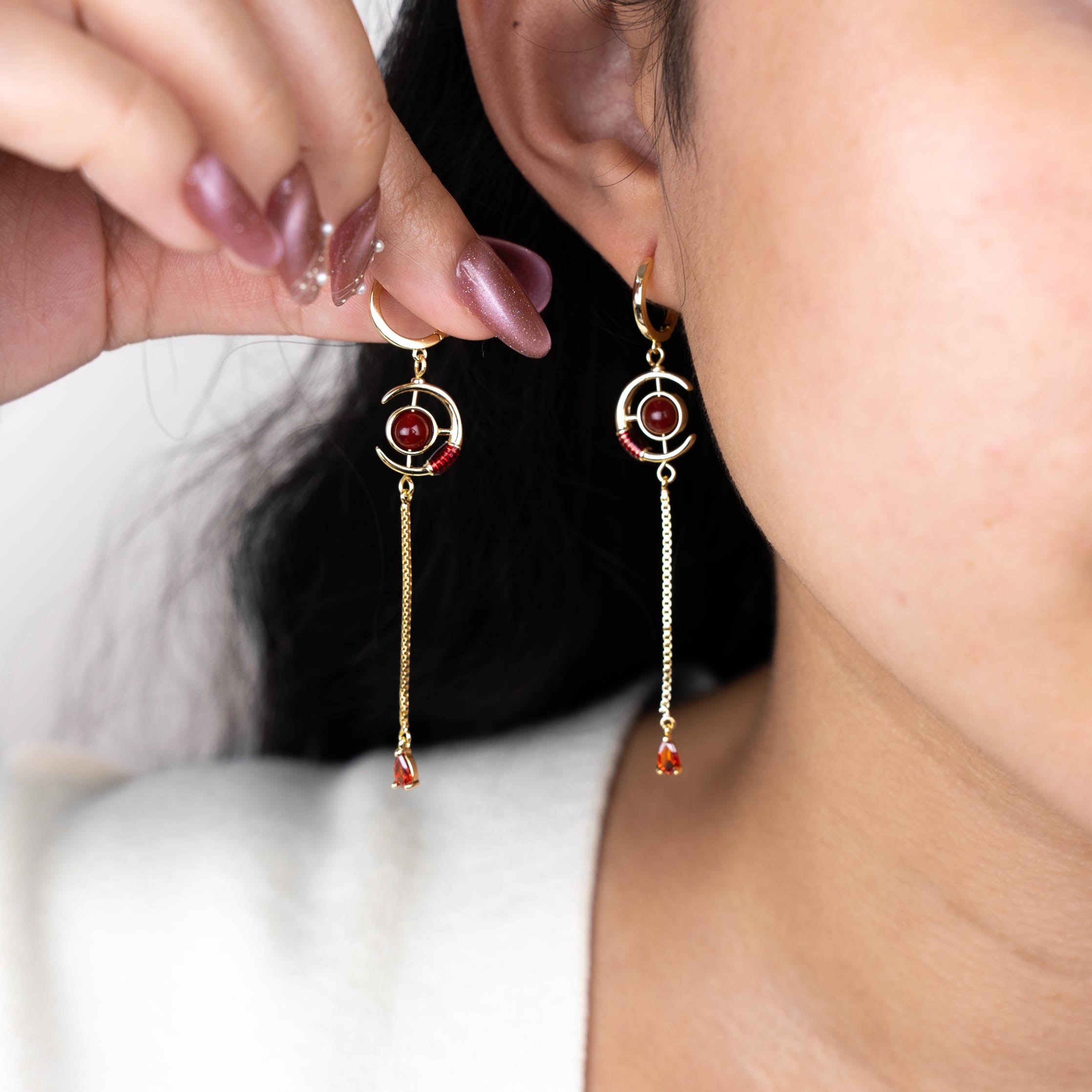 Ancient Elf Staff Earrings