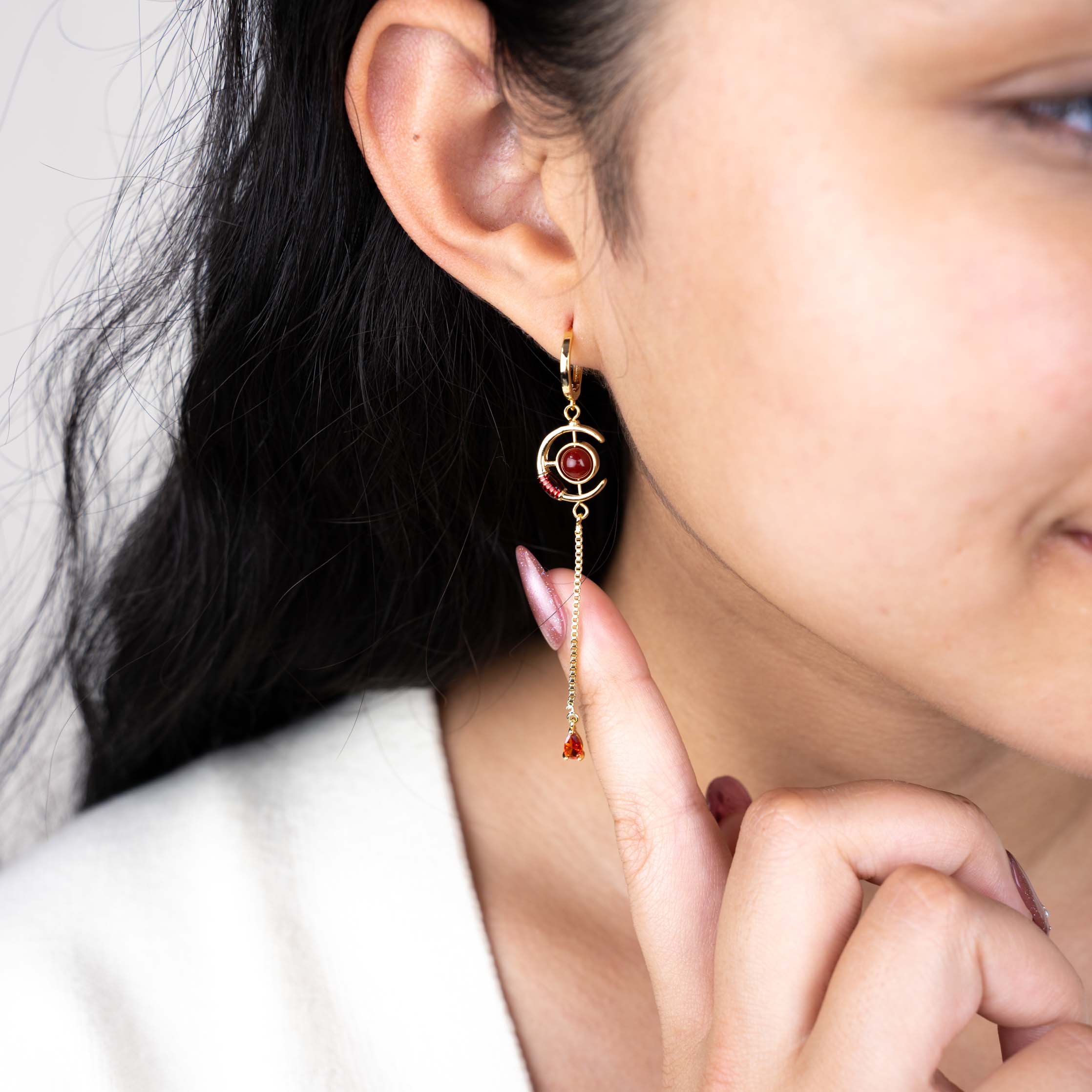 Ancient Elf Staff Earrings