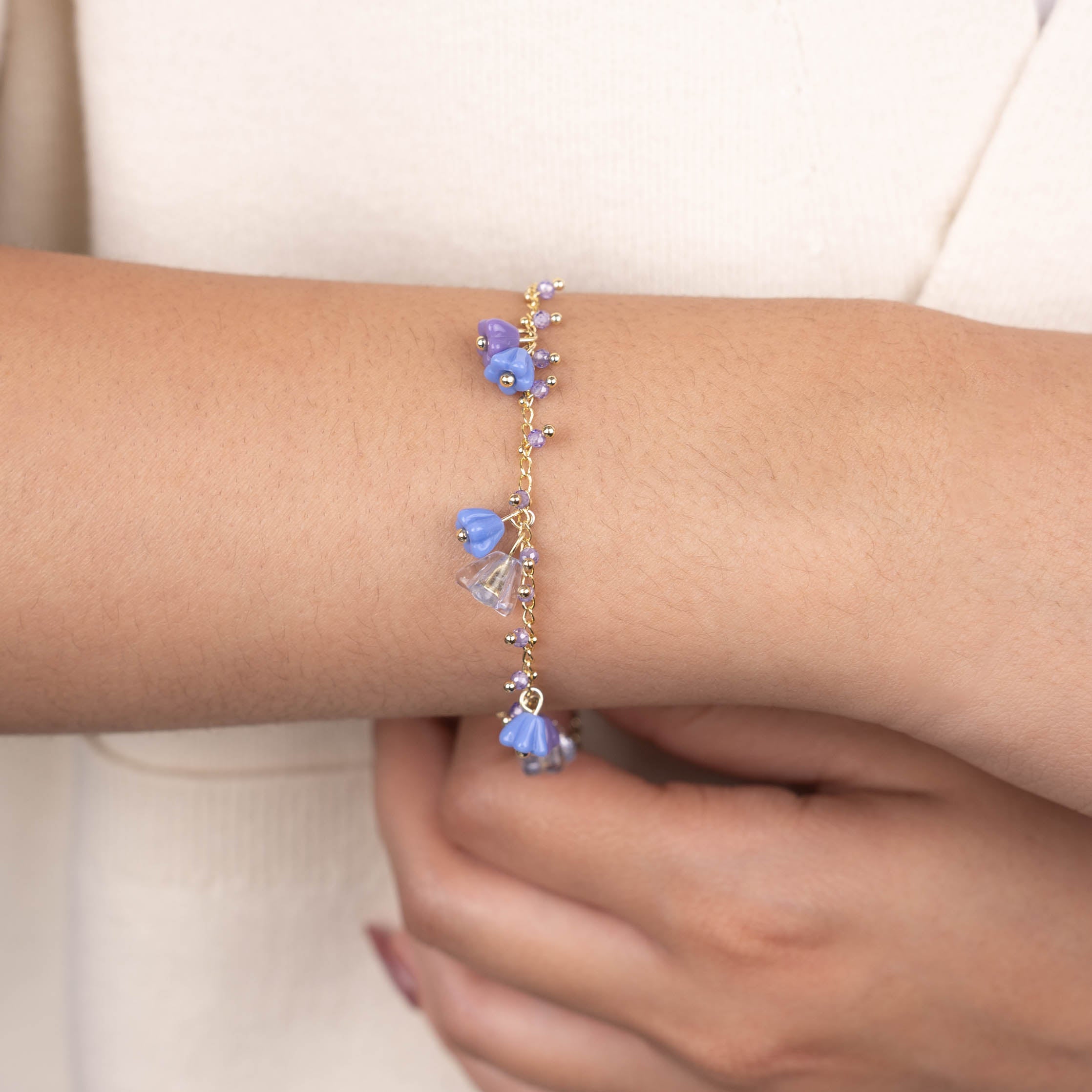 Purple Tulip Bracelet