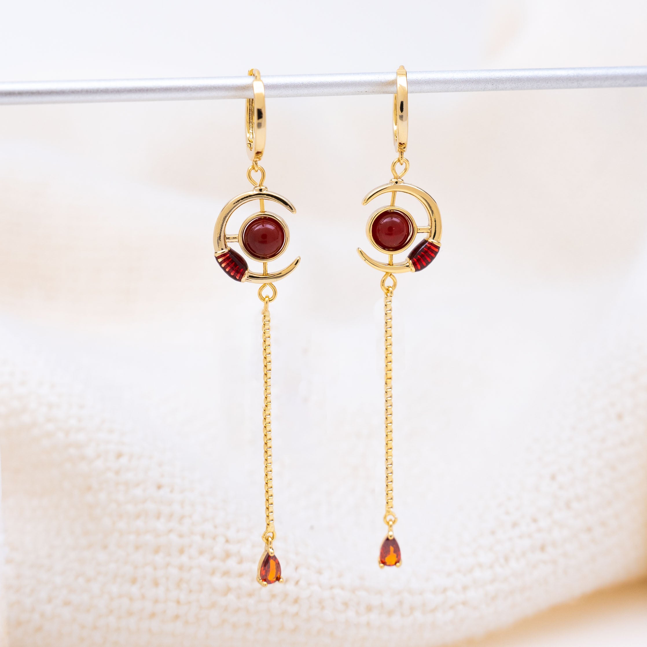 Ancient Elf Staff Earrings