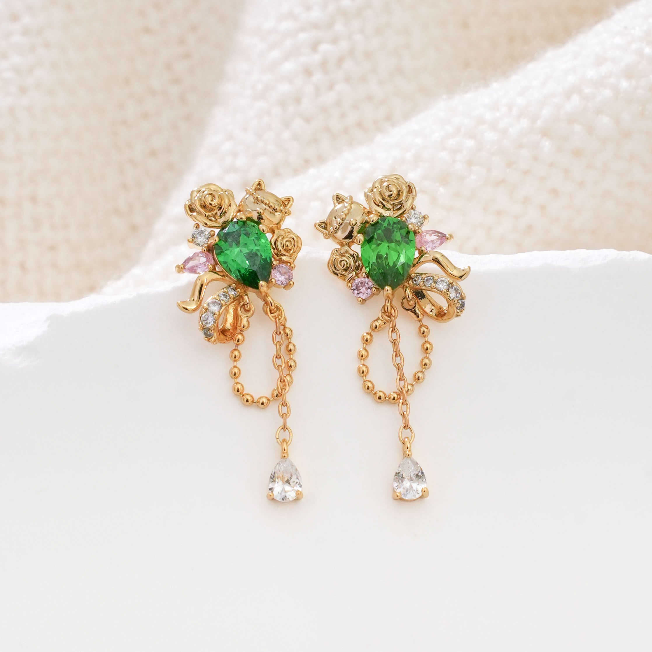Palace Cat Earrings
