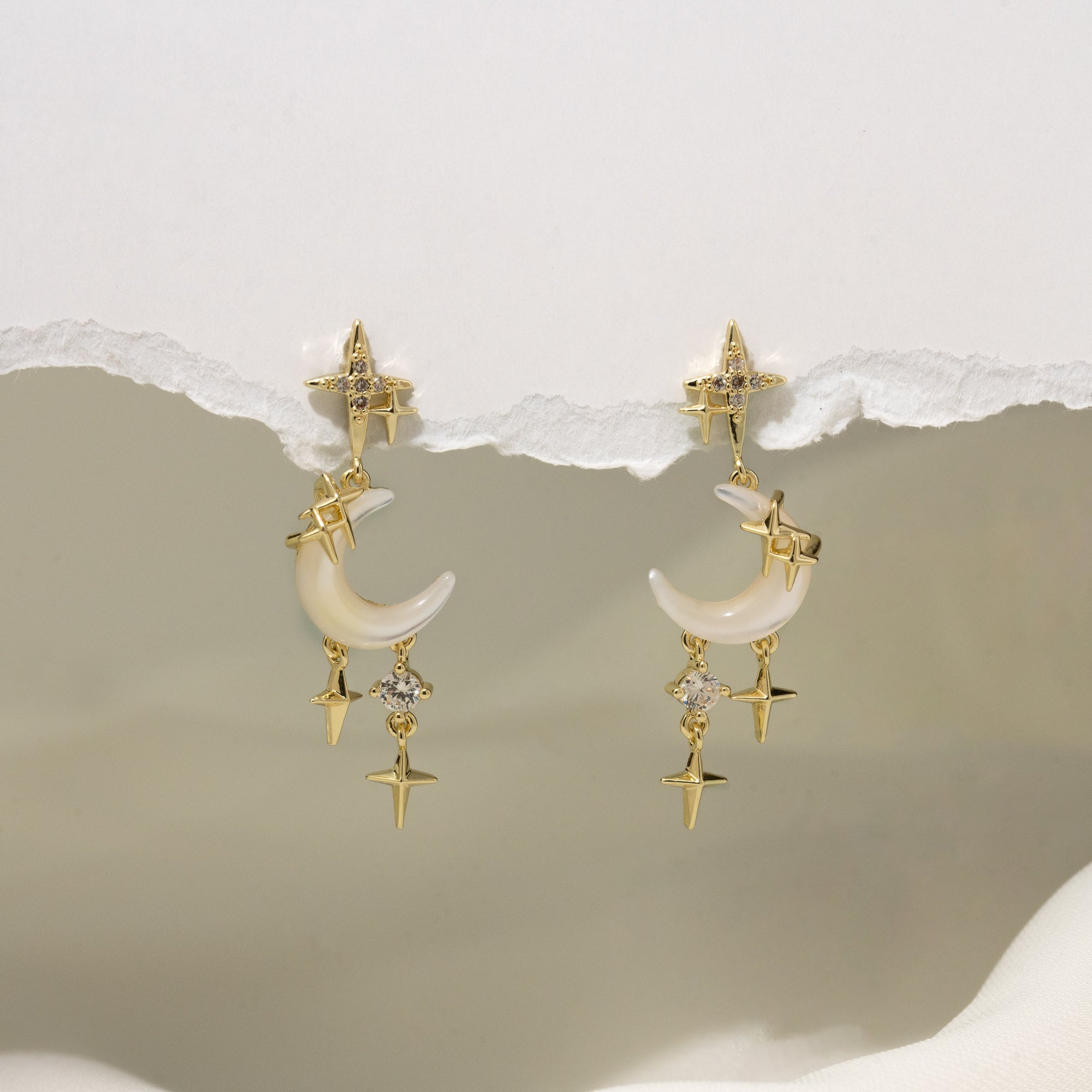 Sparkling Moonlight Earrings