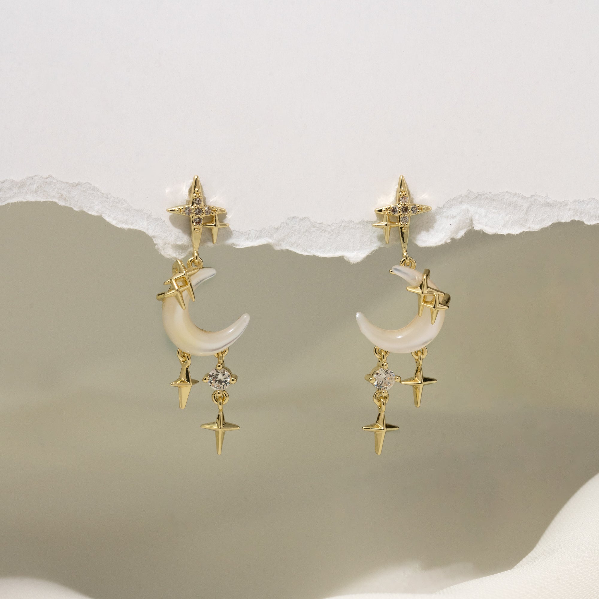 Sparkling Moonlight Earrings