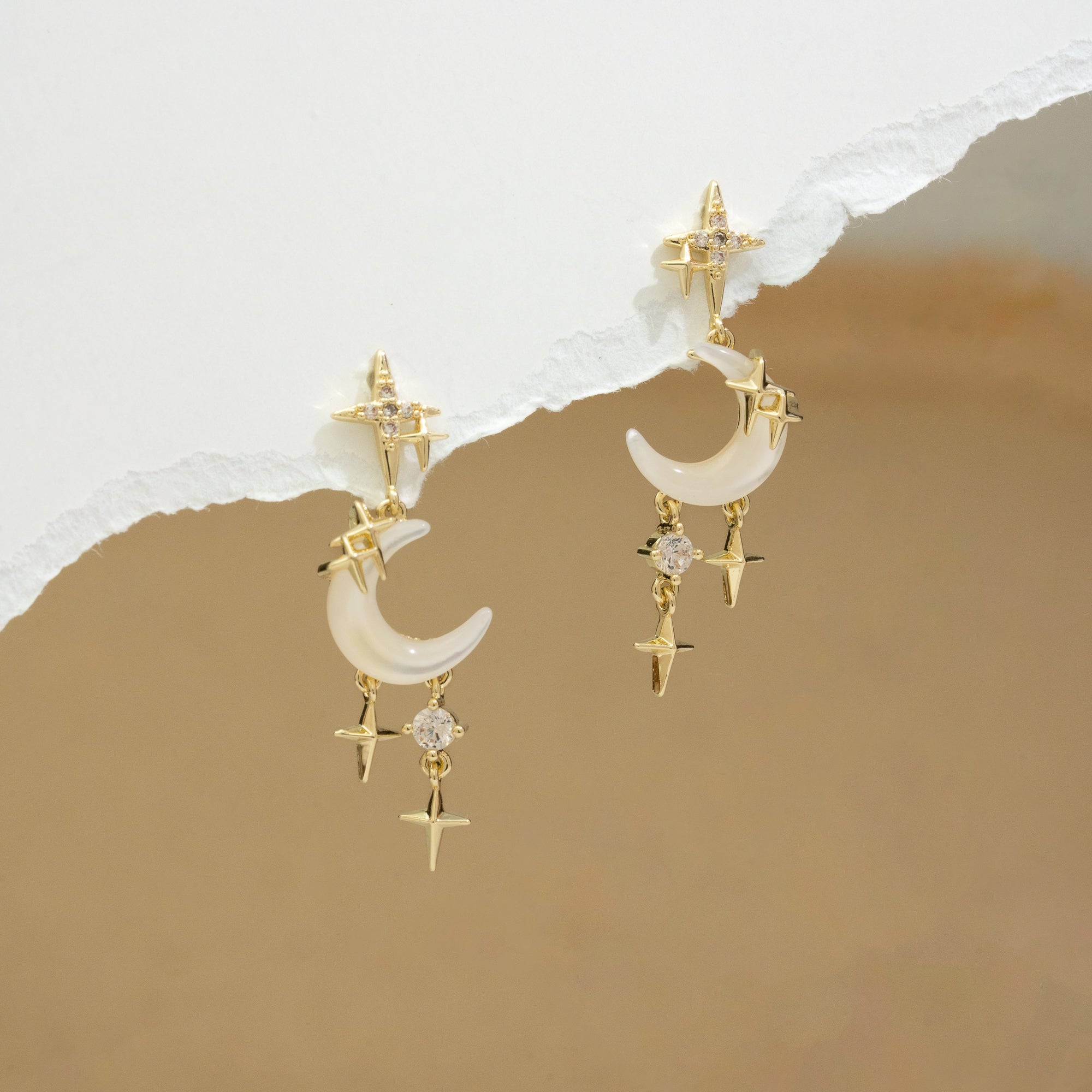 Sparkling Moonlight Earrings