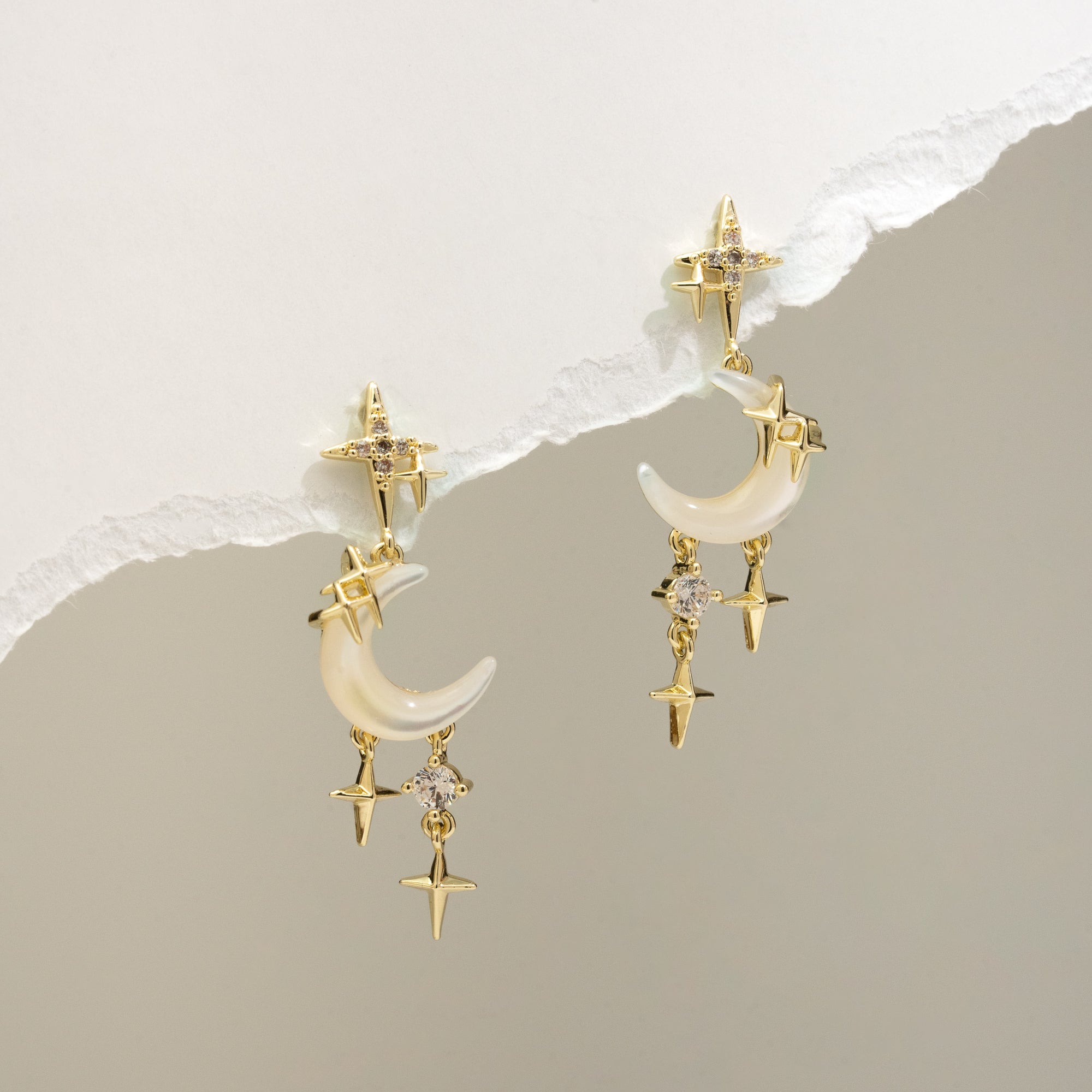 Sparkling Moonlight Earrings