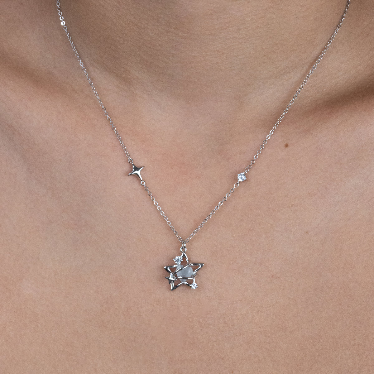 Silver Starlight Necklace