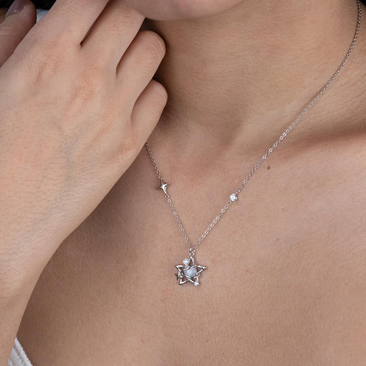 Silver Starlight Necklace