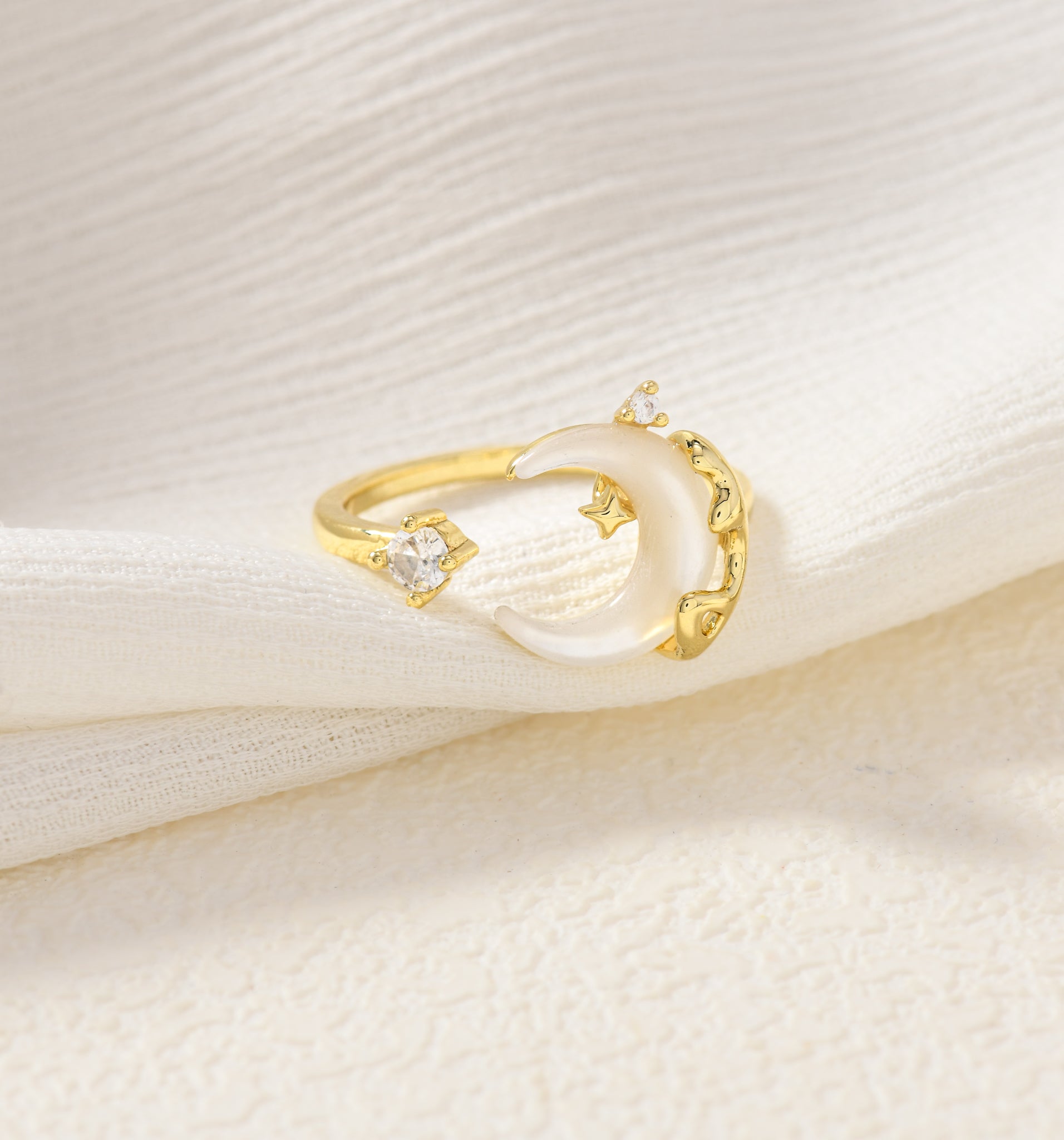 Sparkling Moonlight Ring