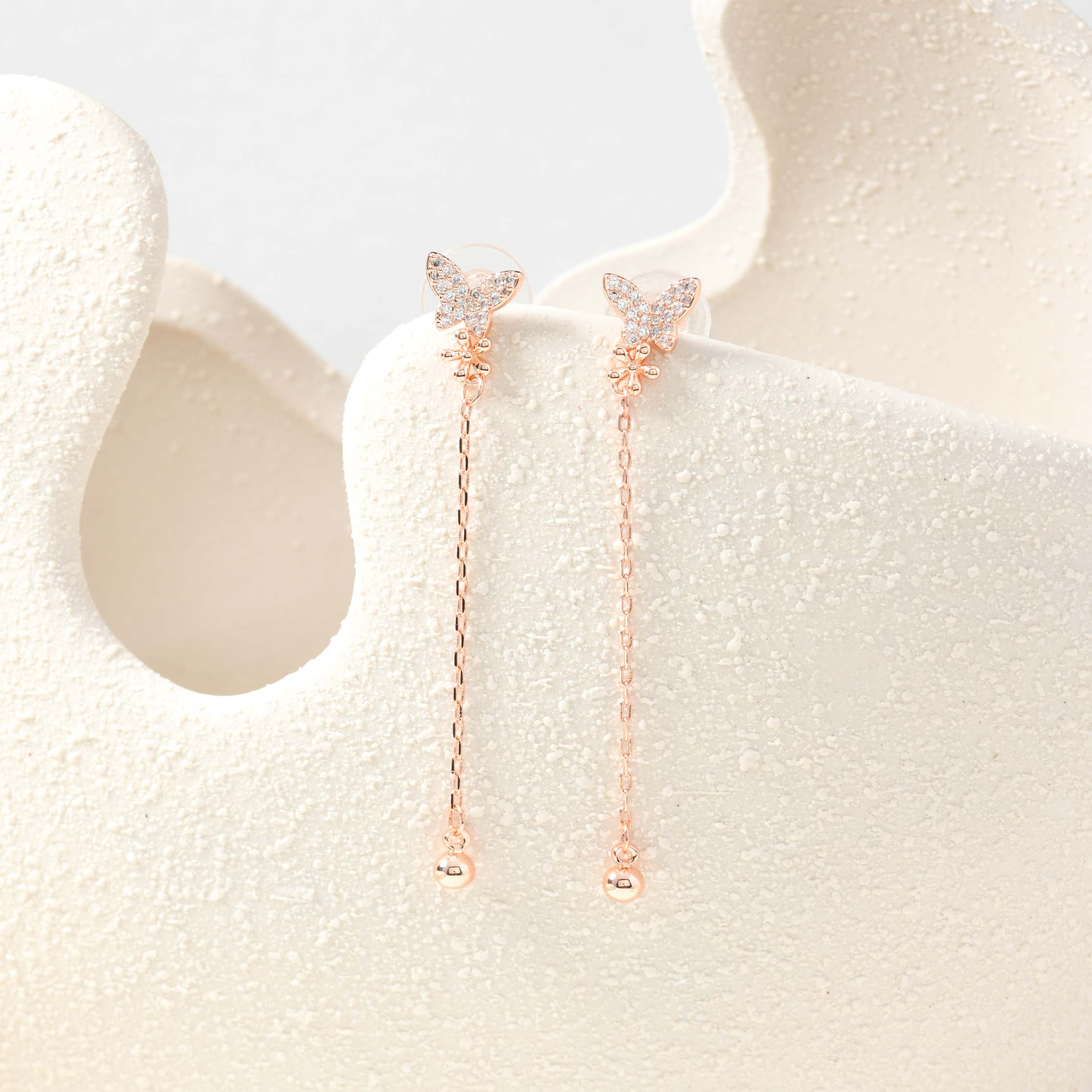 Butterfly In Flight Earrings