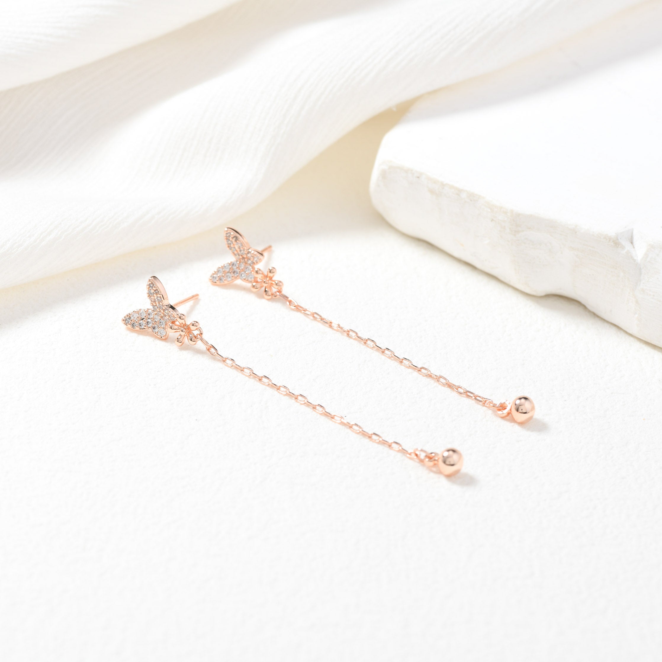 Butterfly In Flight Earrings