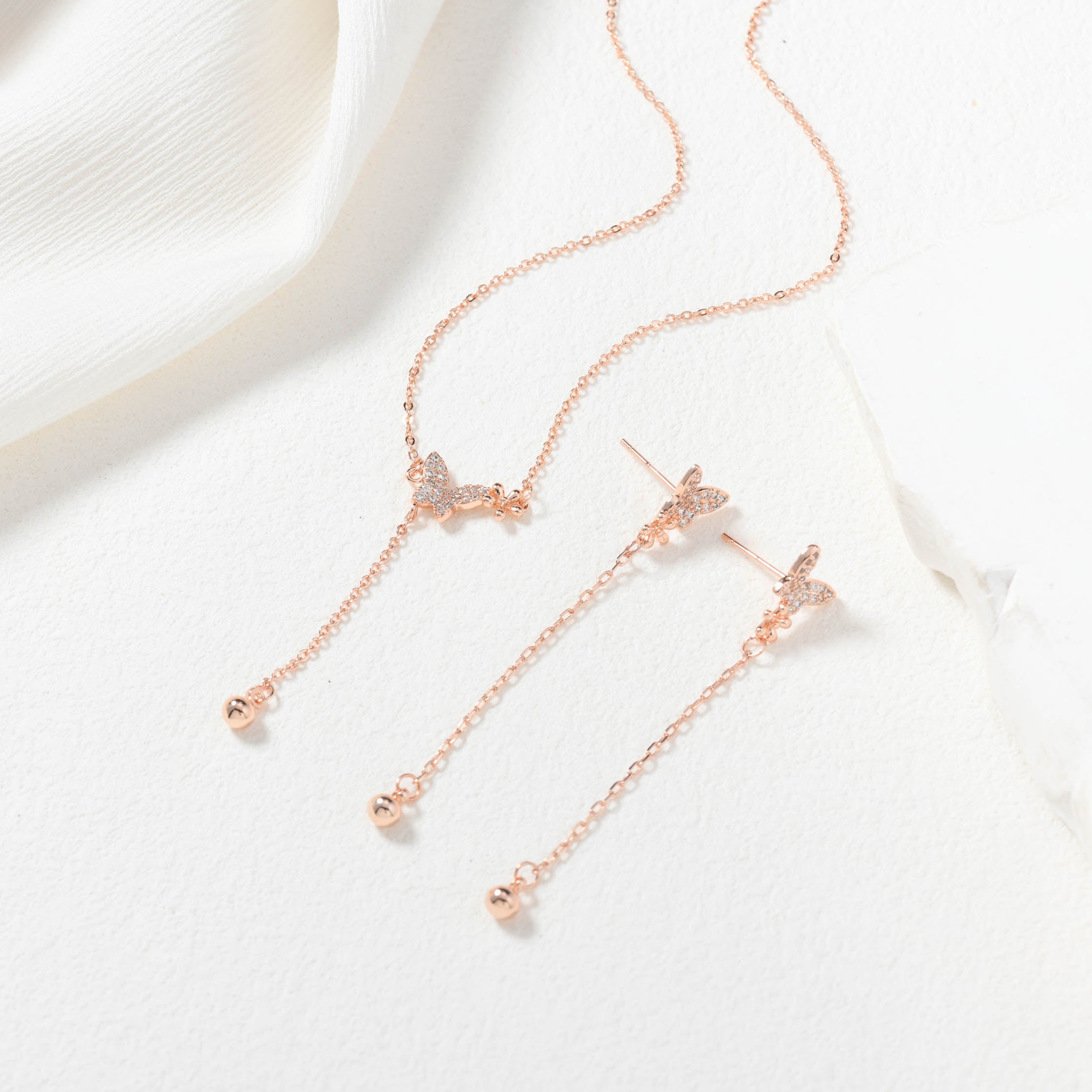 Butterfly In Flight Necklace