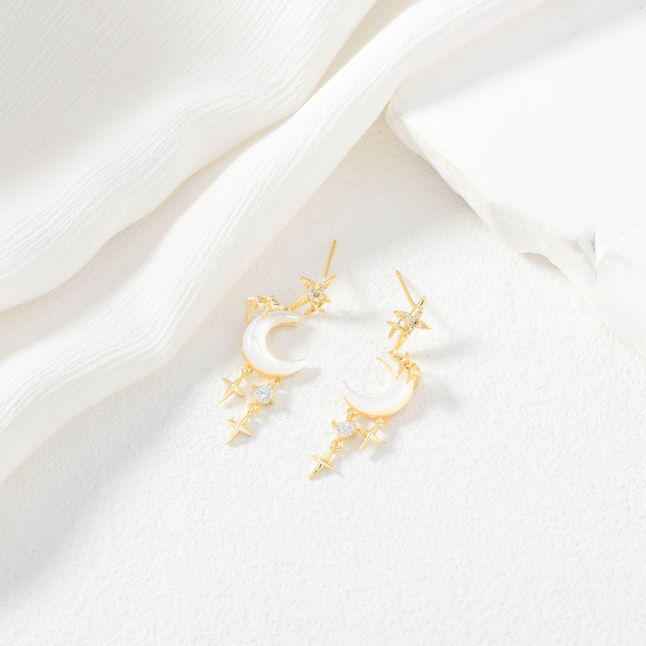 Sparkling Moonlight Earrings