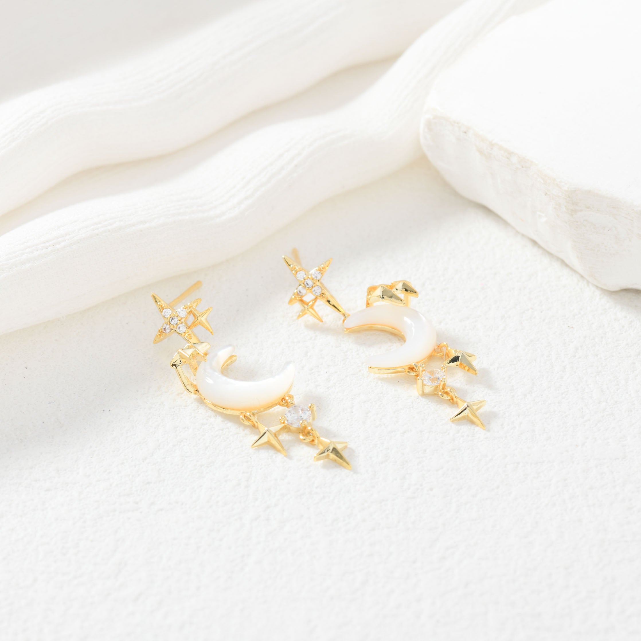 Sparkling Moonlight Earrings