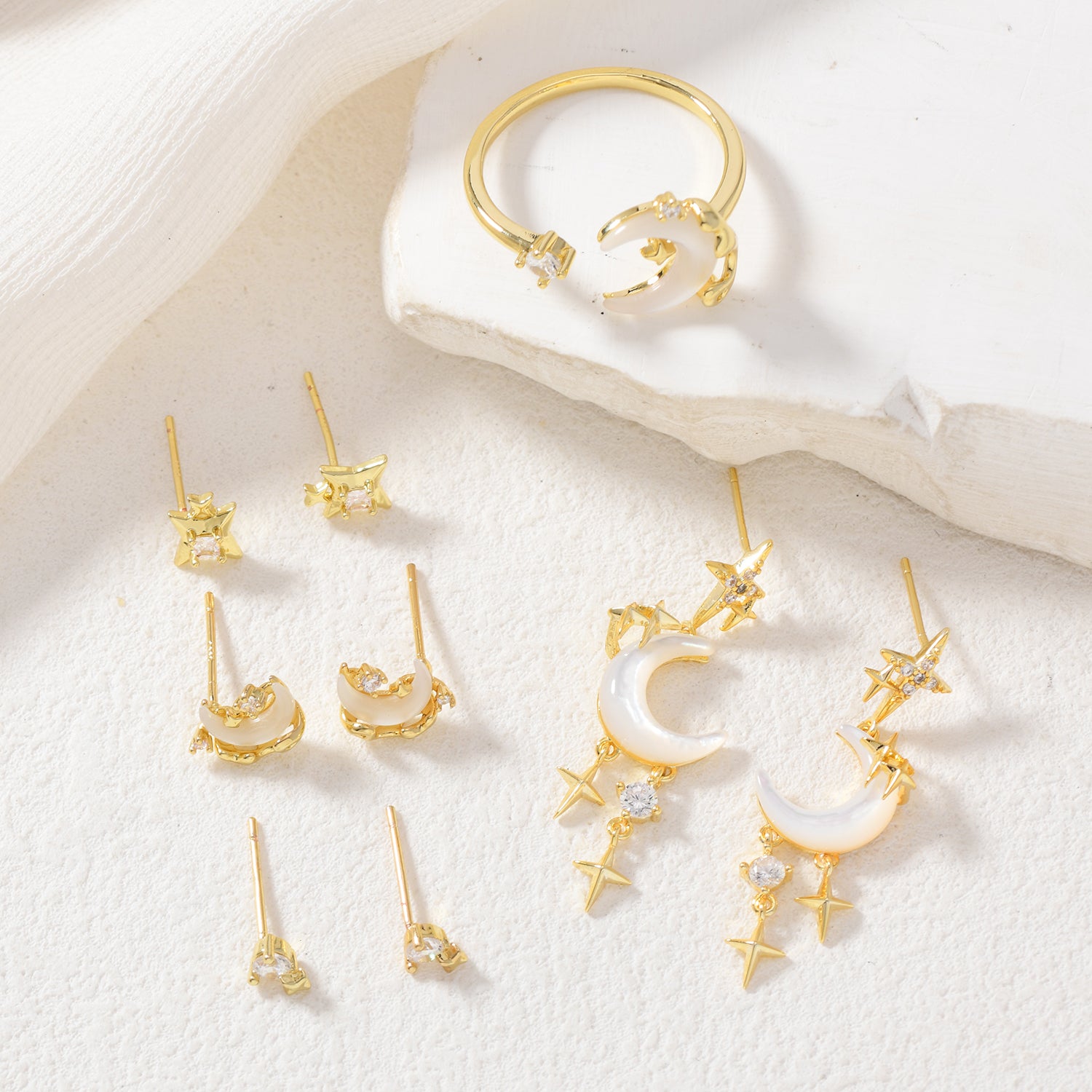 Sparkling Moonlight Earrings