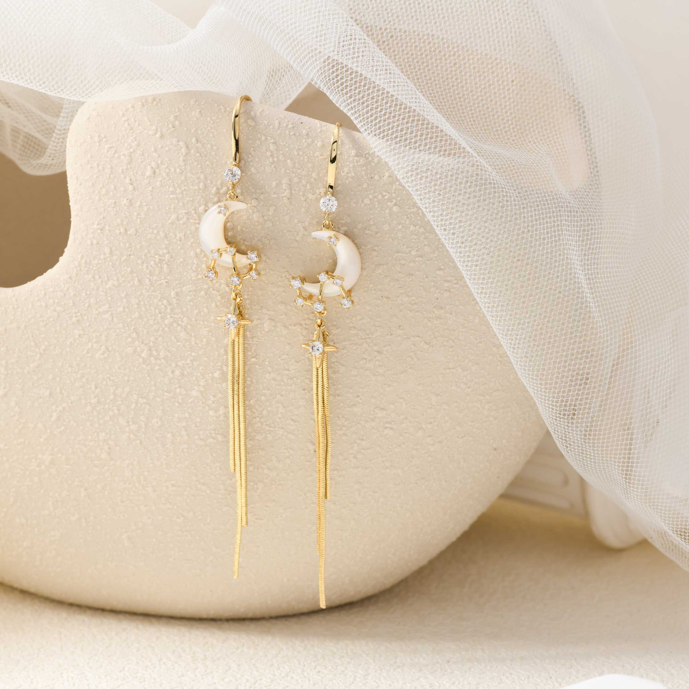 Celestia Moon Earrings