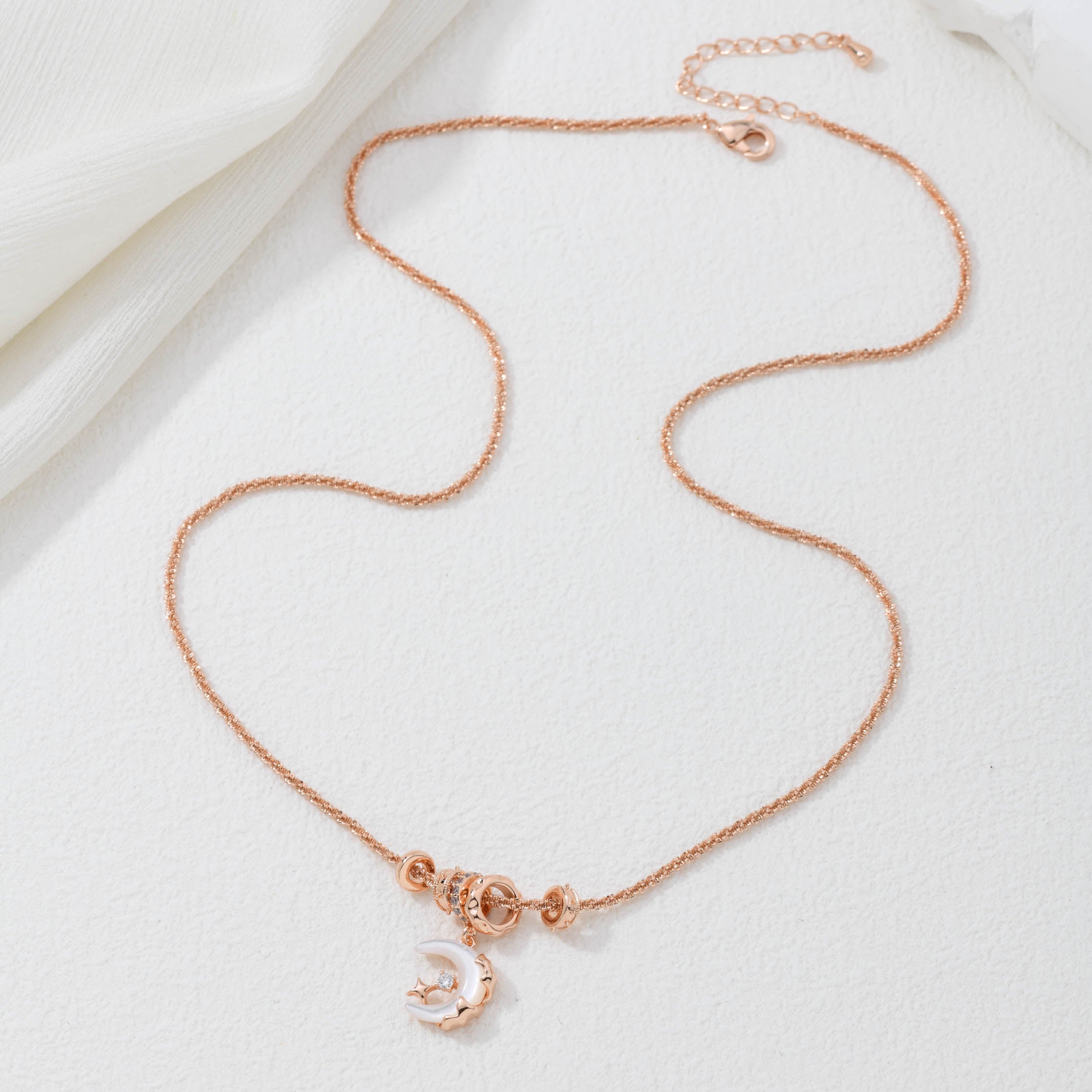 Blush Moon Necklace