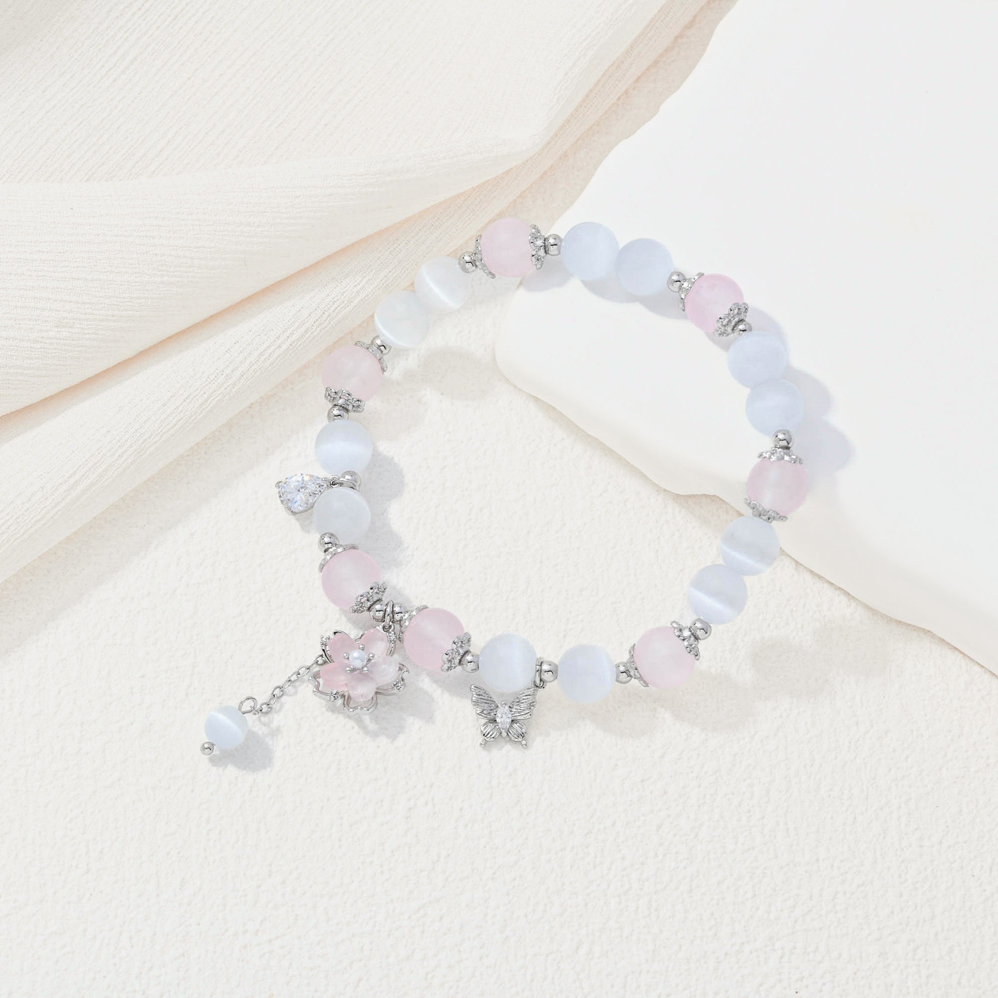 Sakura Beaded Bracelet