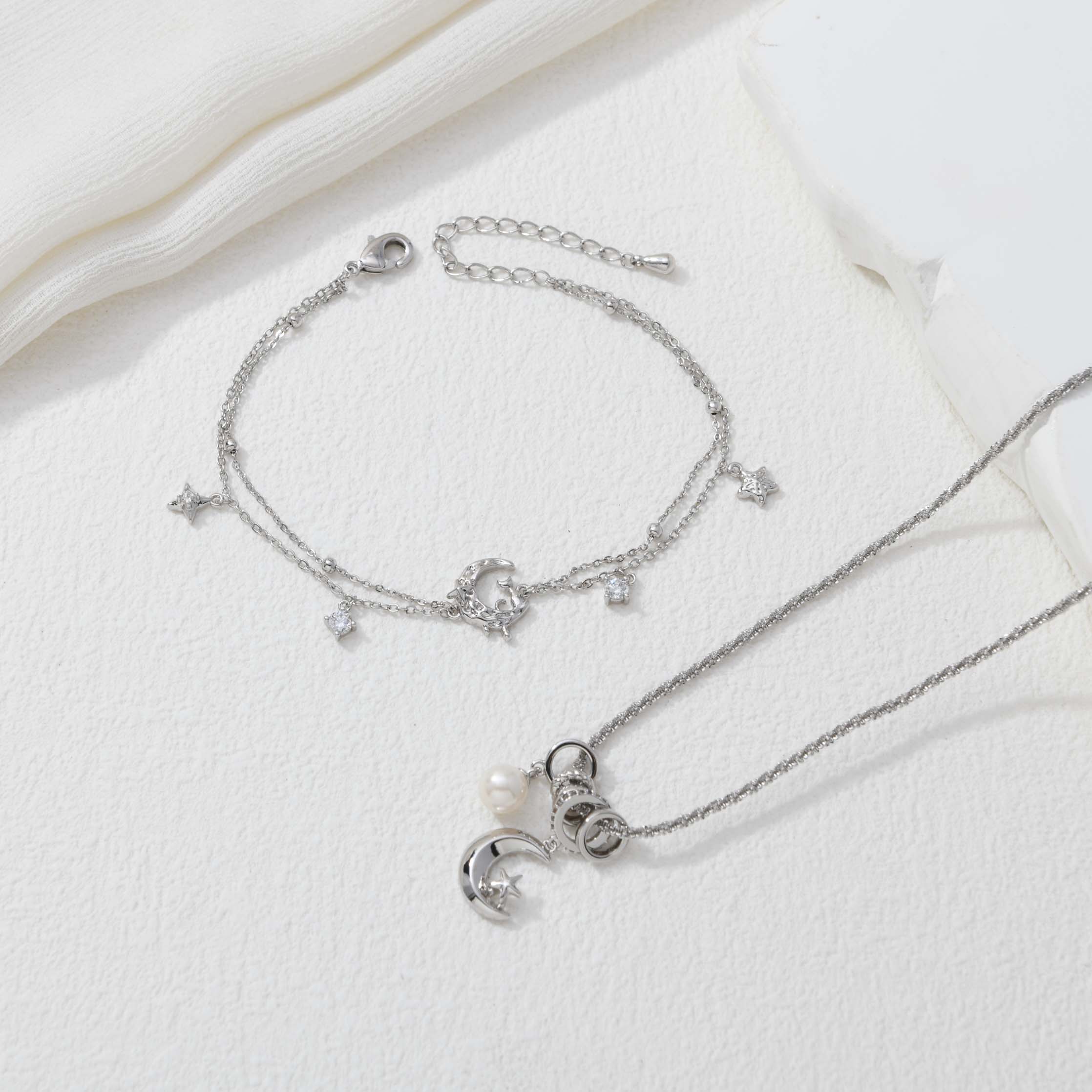 Glimmering Moon Bracelet