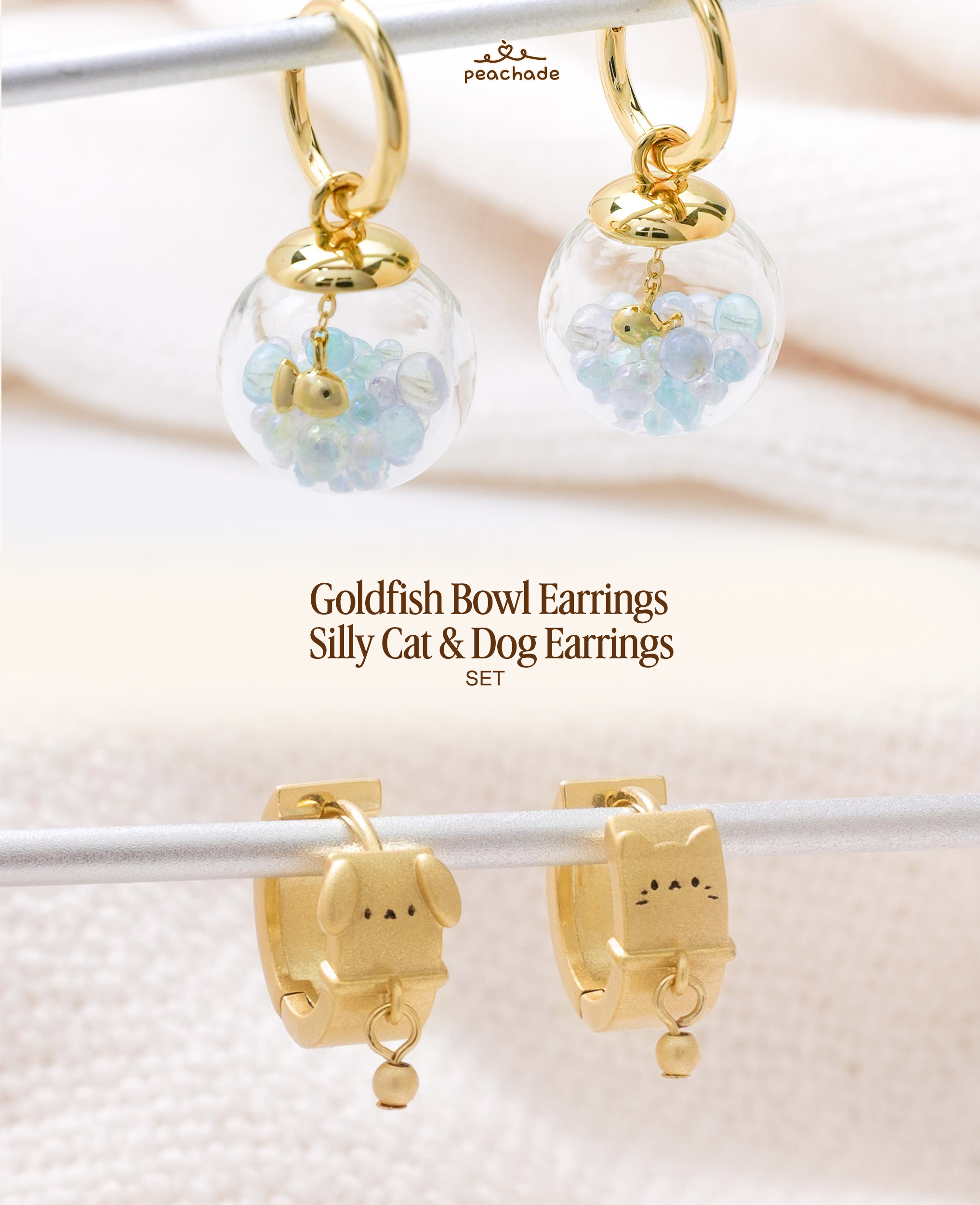 Goldfish Bowl Earring