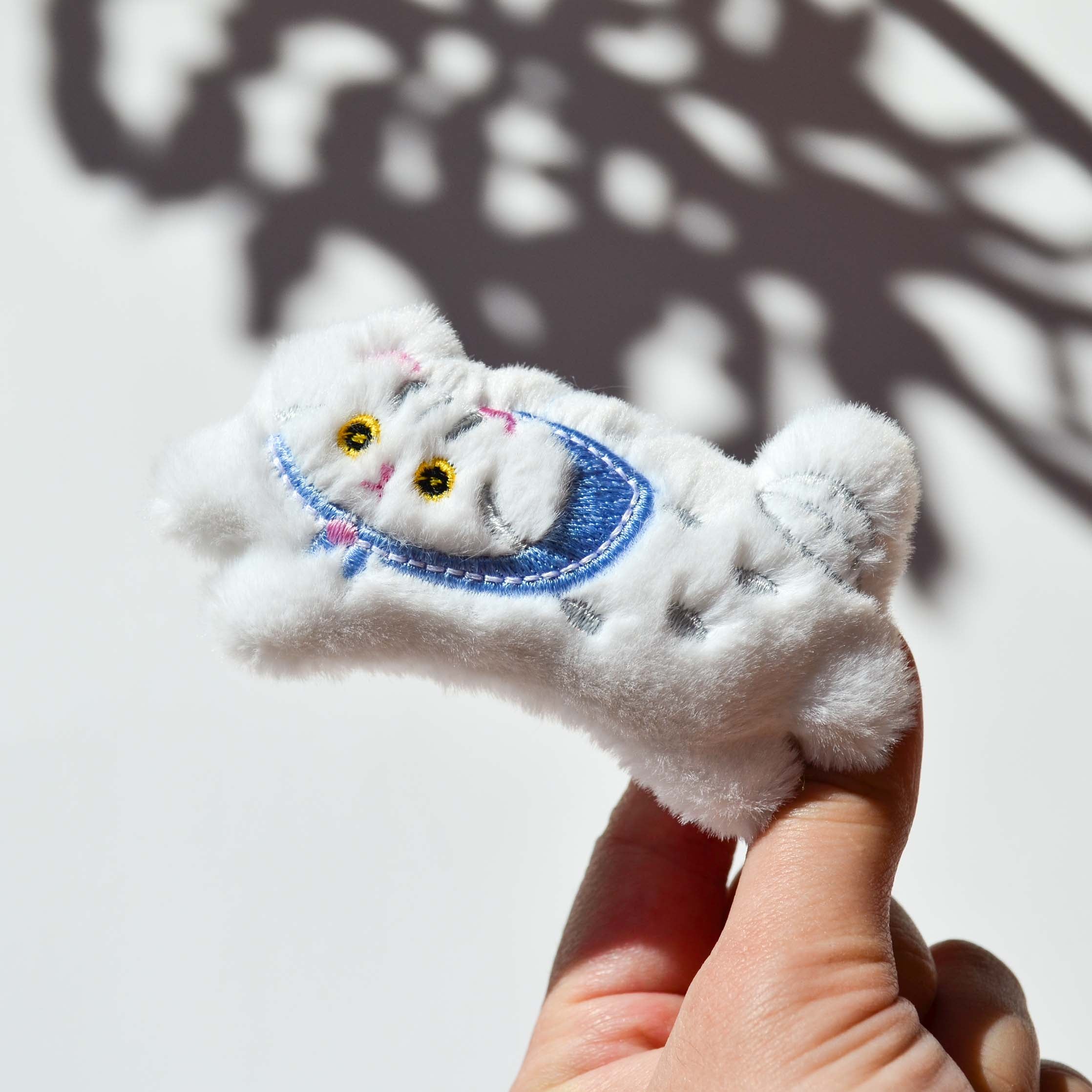 Plush Cat Hair Clip
