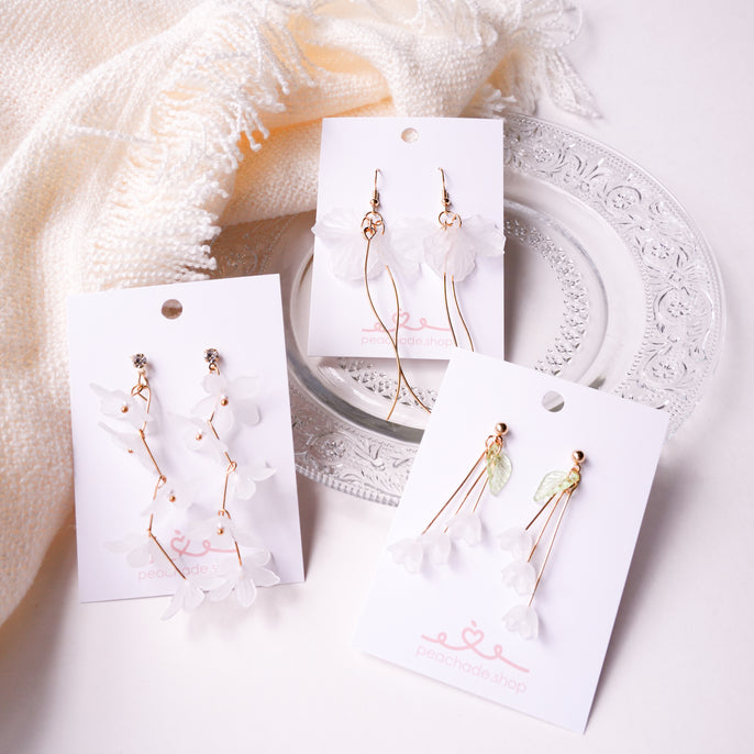 Elegant Lily of the Valley Earrings