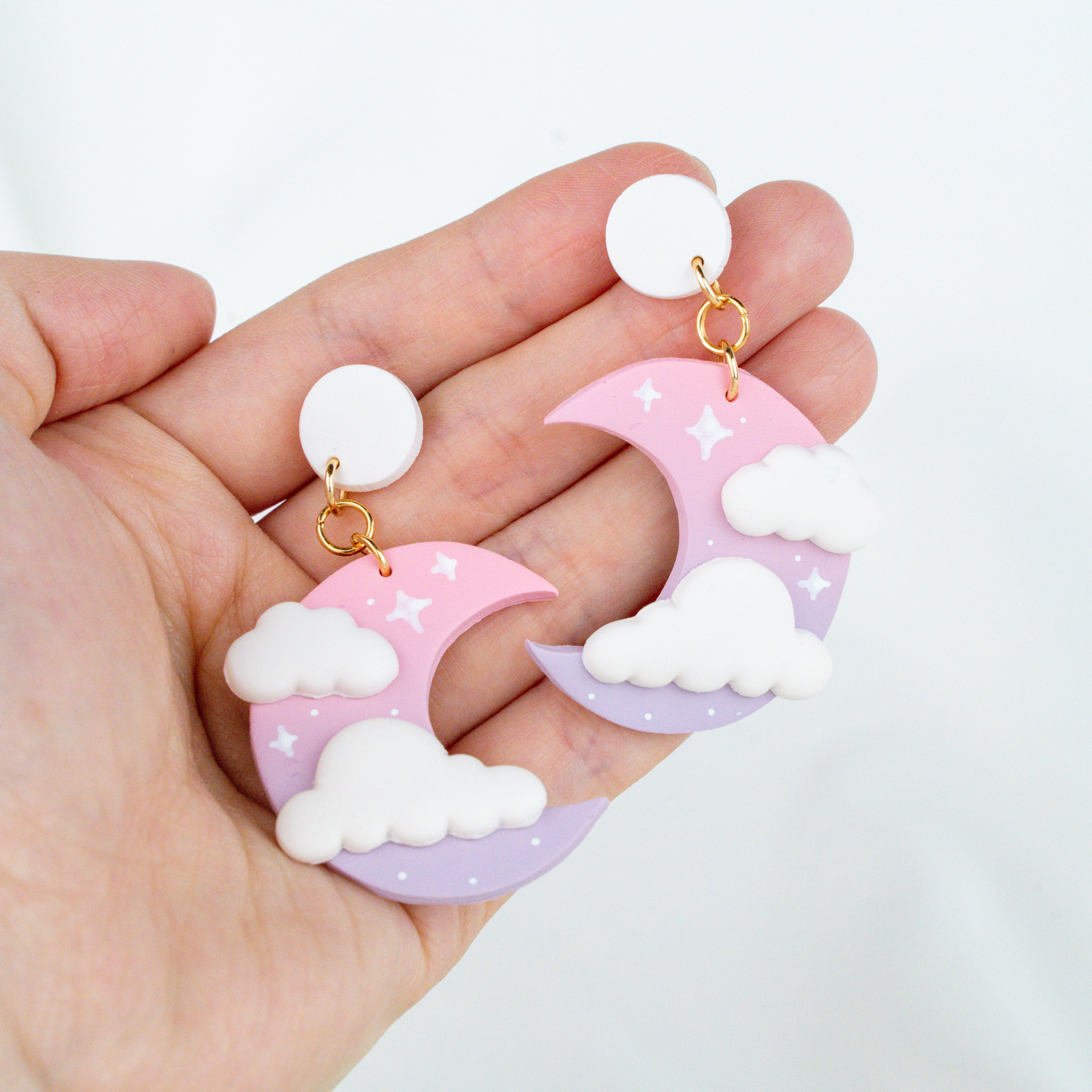 Cloudy Night Earrings