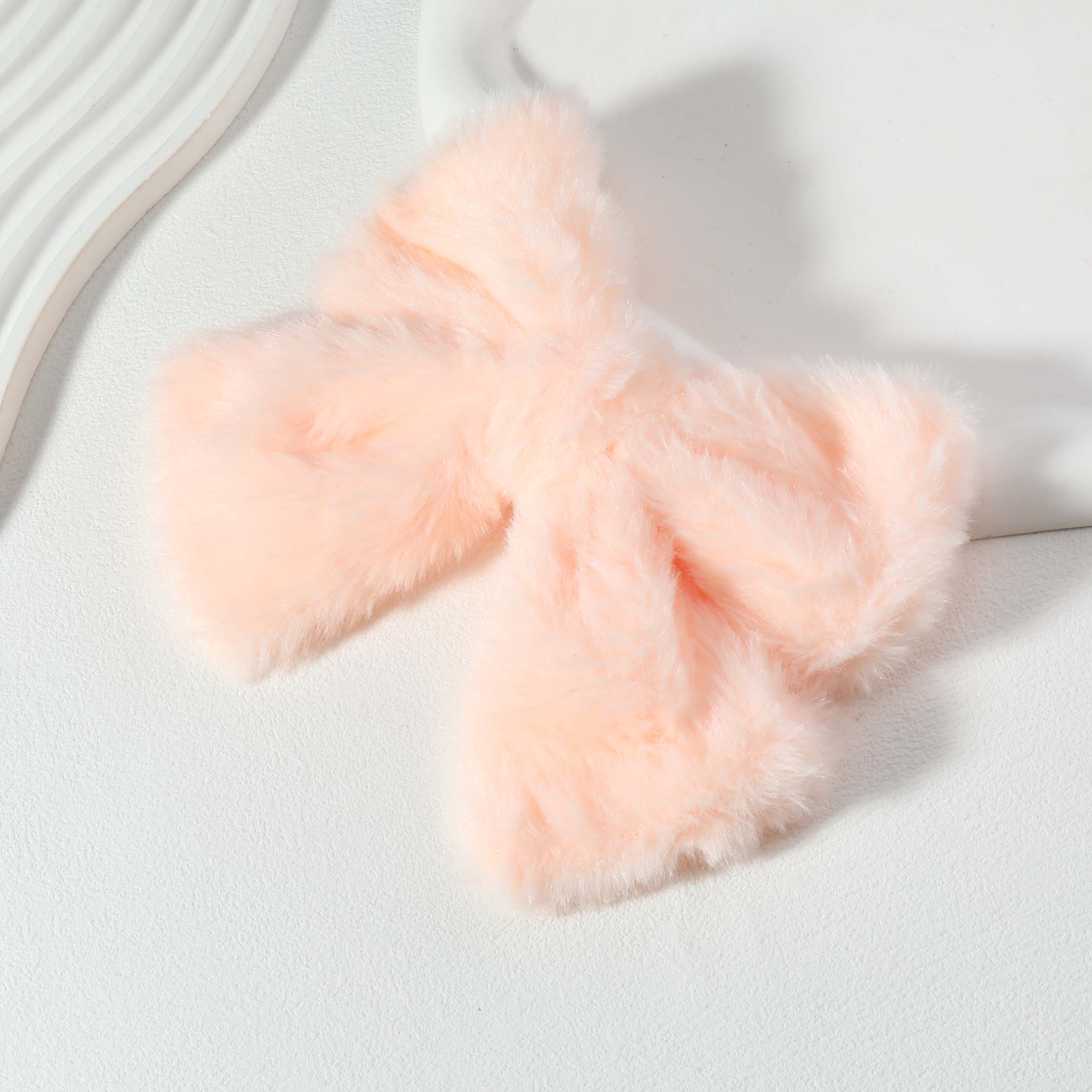 Fuzzy Hair Bow