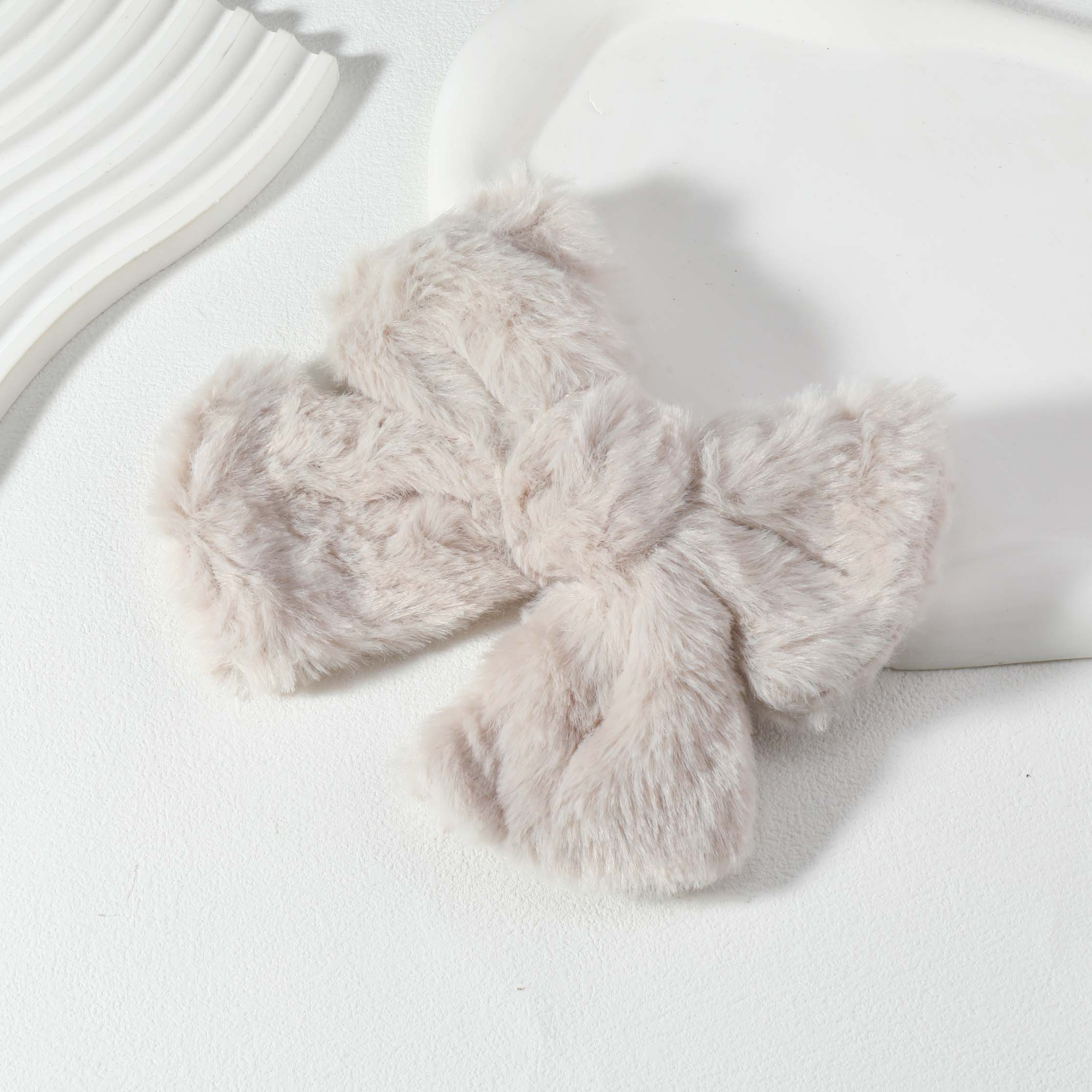 Fuzzy Hair Bow