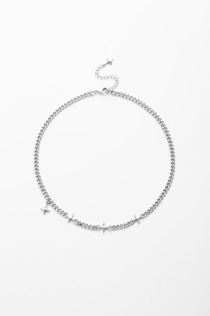 Silver lunaris chain – alternate angle