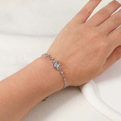 Silvery Planet Bracelet