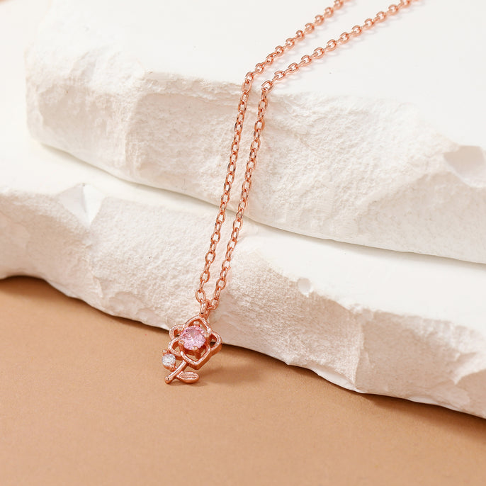 Delicate Small Crystal Necklace