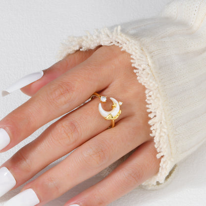 Sparkling Moonlight Ring