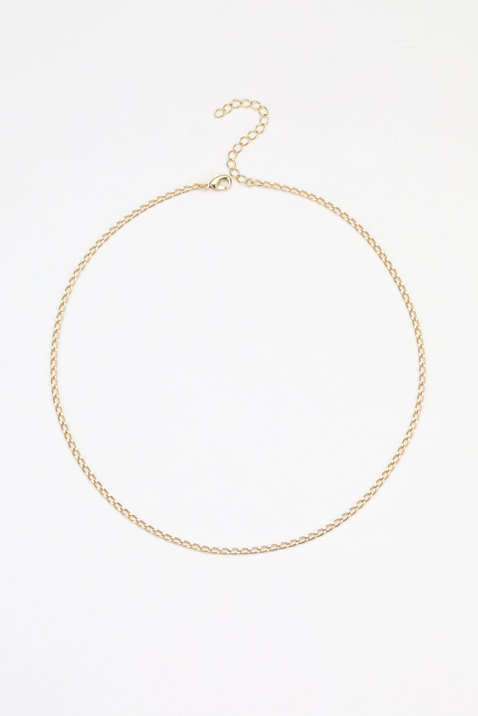 Gold soln necklace – alternate angle