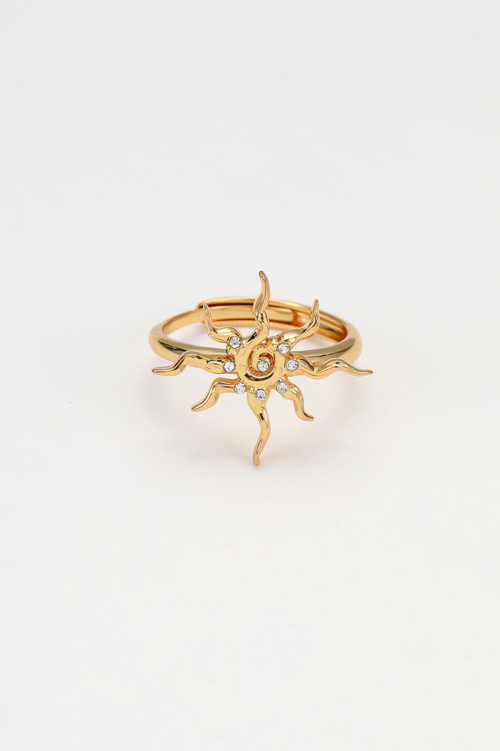 Gold soln ring – alternate angle