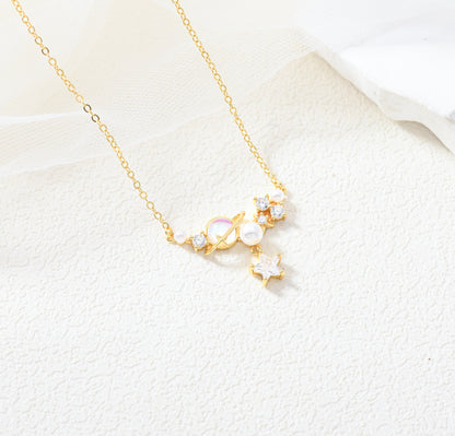 Golden Orbit Necklace