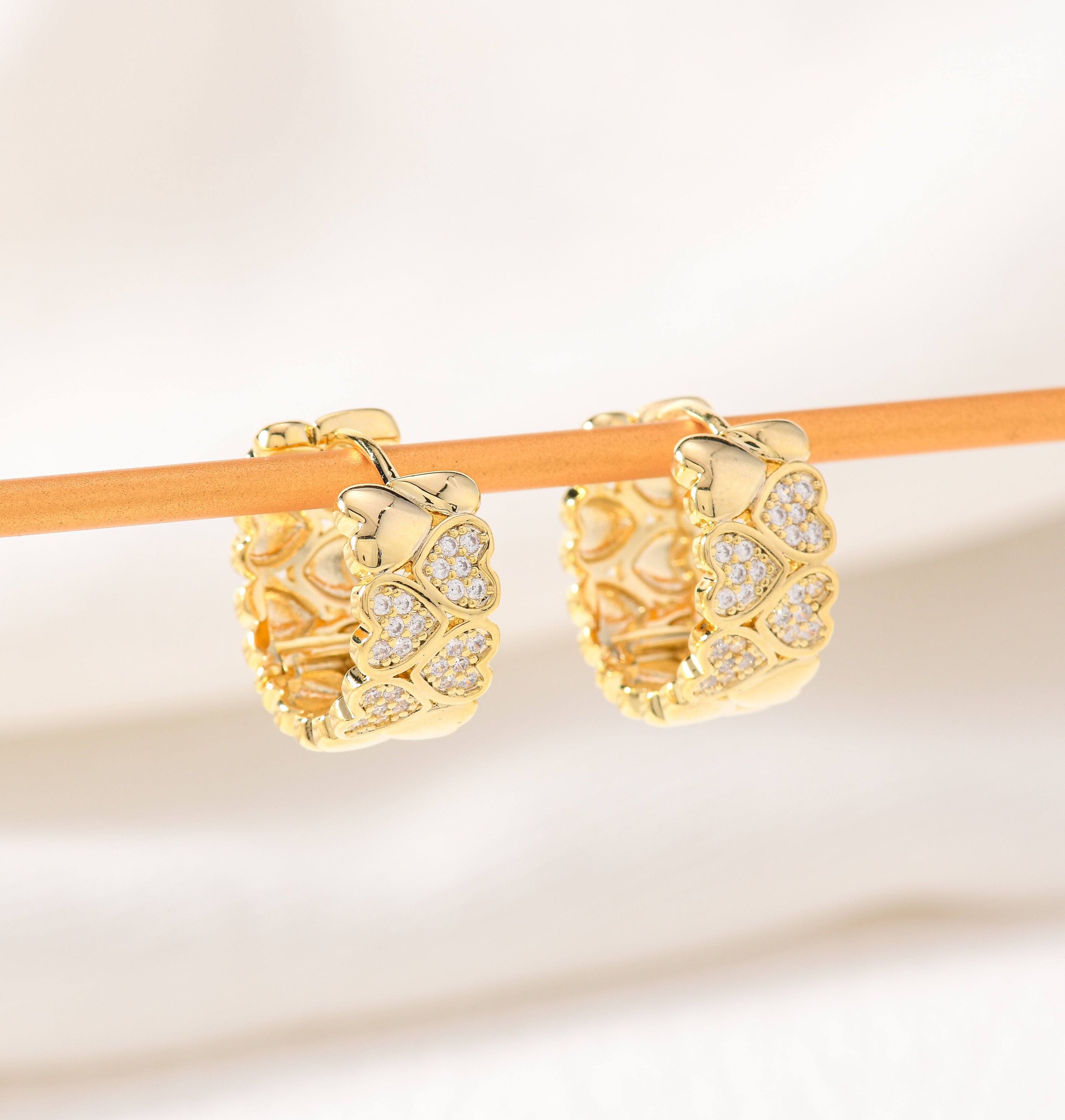 Golden Eros Hoops