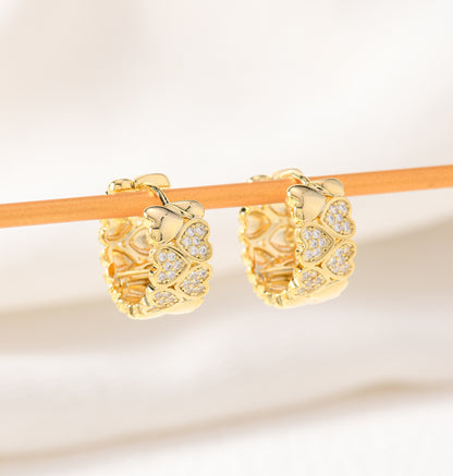 Golden Eros Hoops